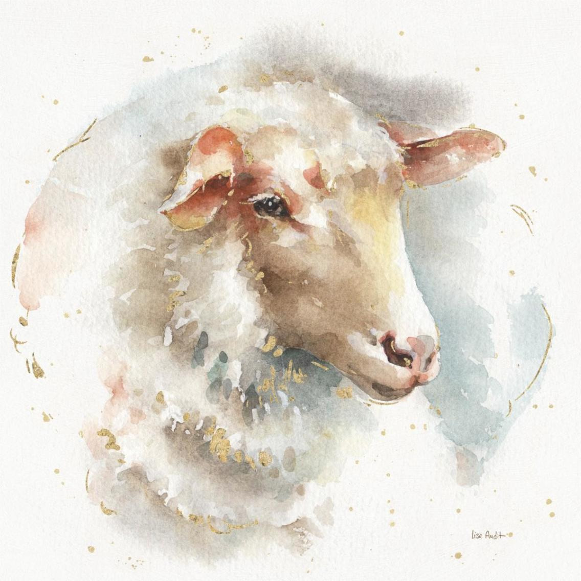 Farm Friends IV -Paper Art-38&quotx38"