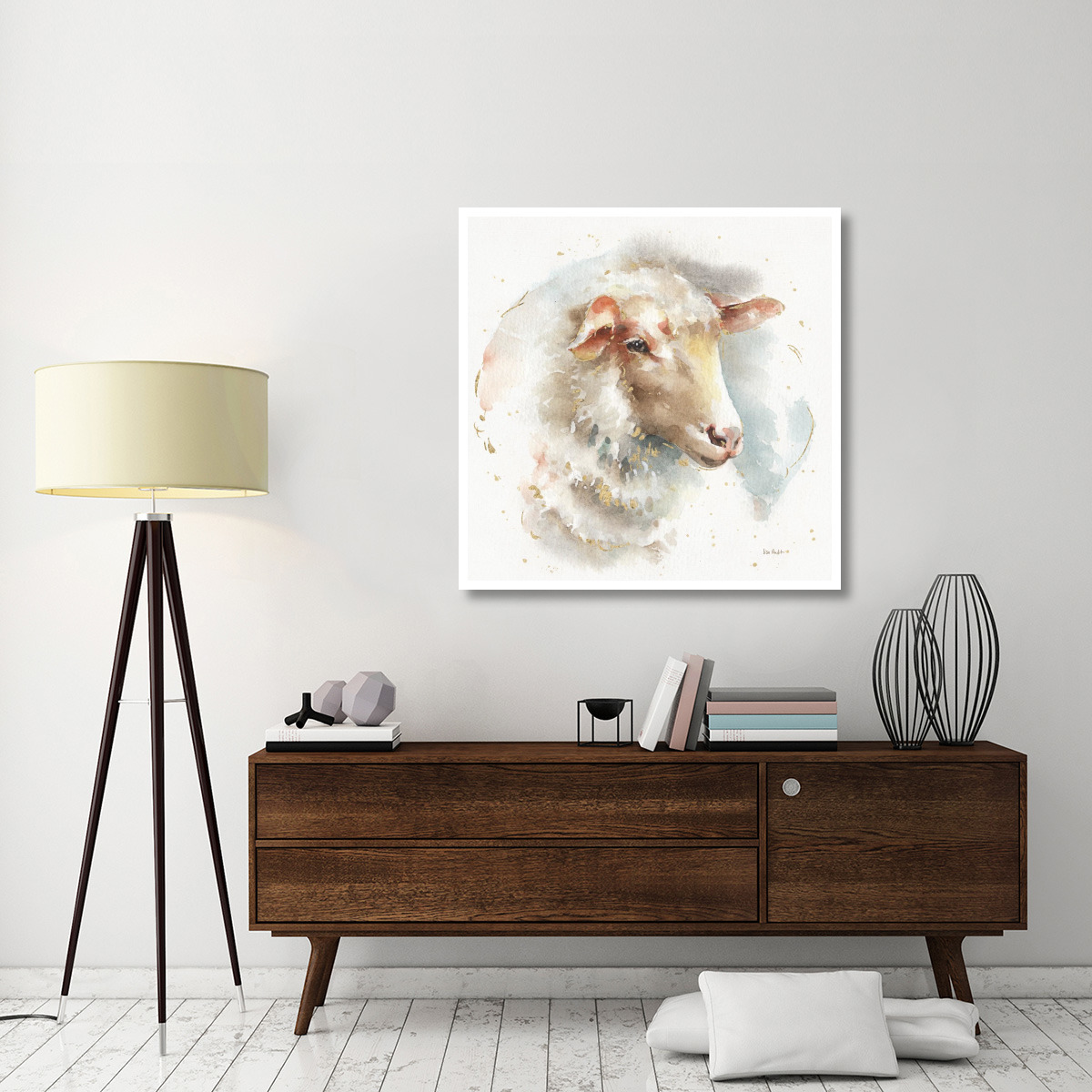 Farm Friends IV -Paper Art-42&quotx42"