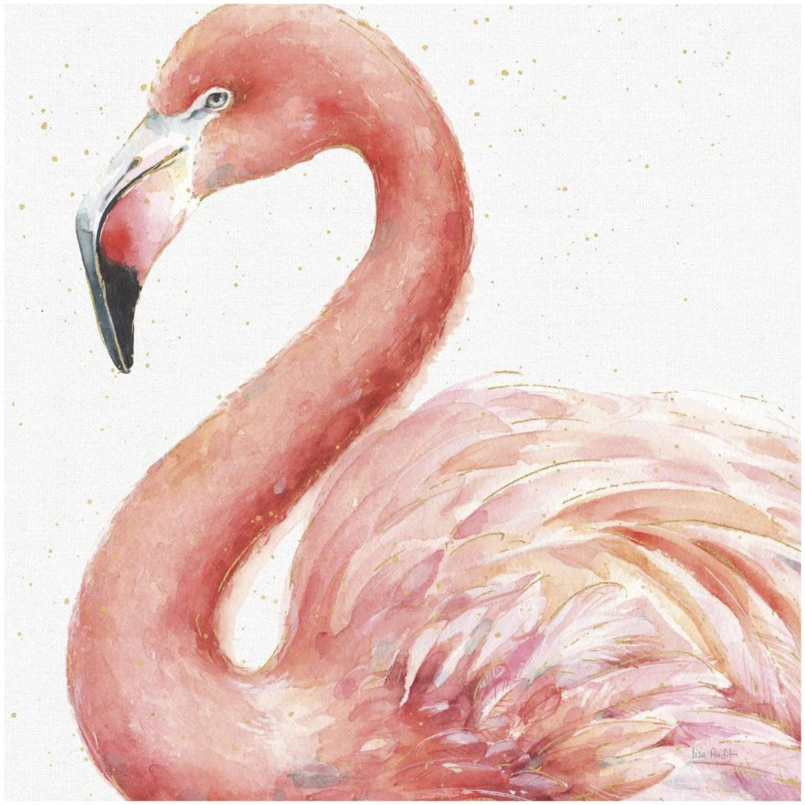 Gracefully Pink III -Paper Art-32&quotx32"