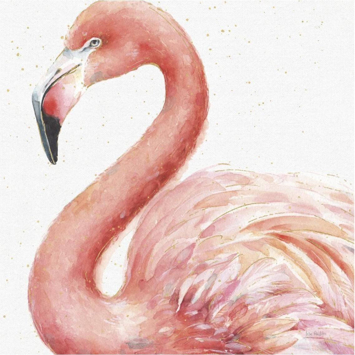 Gracefully Pink III -Paper Art-38&quotx38"