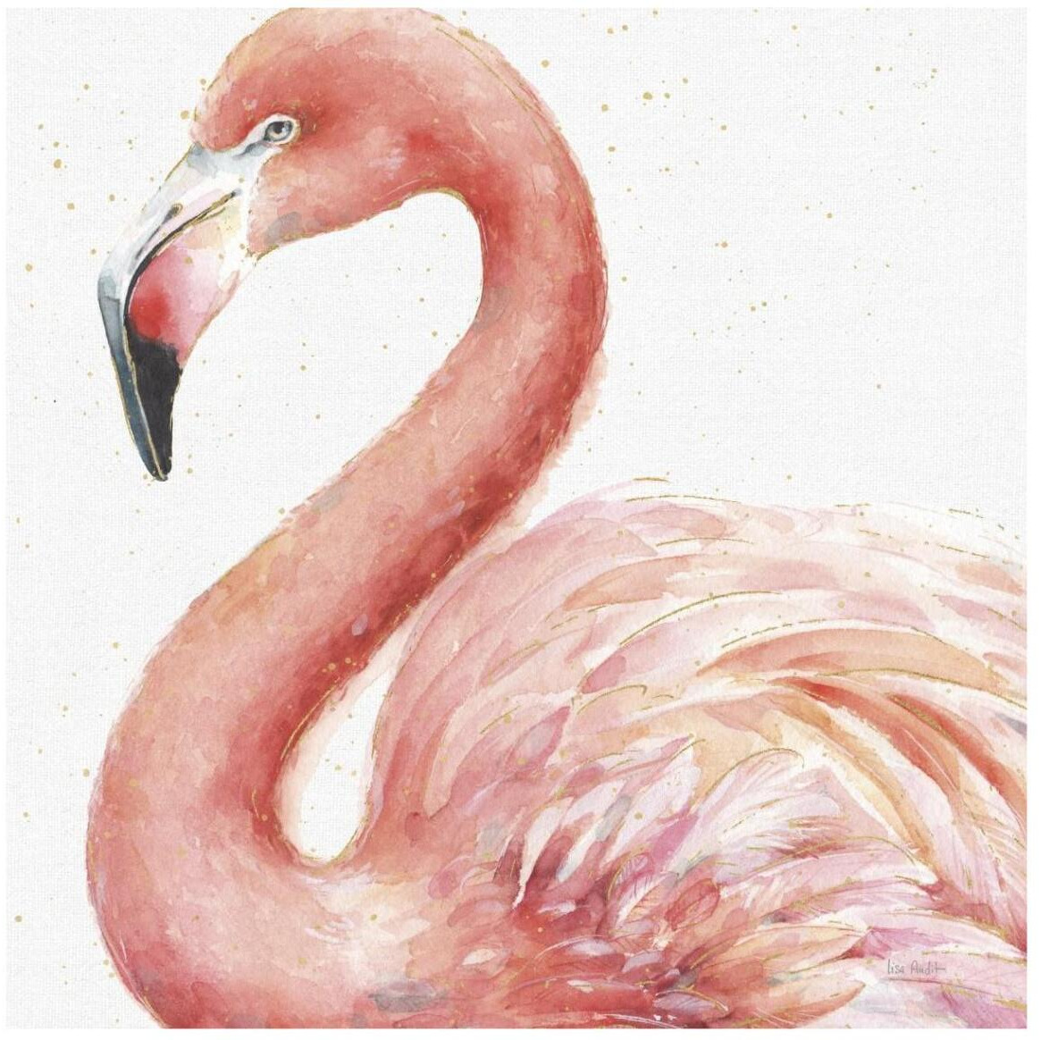 Gracefully Pink III -Paper Art-42&quotx42"