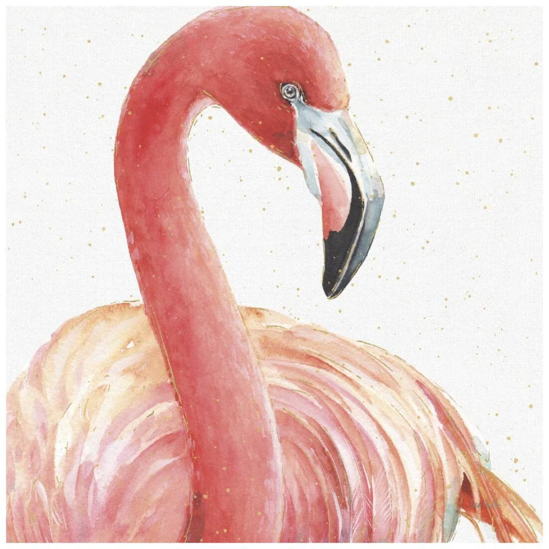 Gracefully Pink II -Paper Art-20&quotx20"
