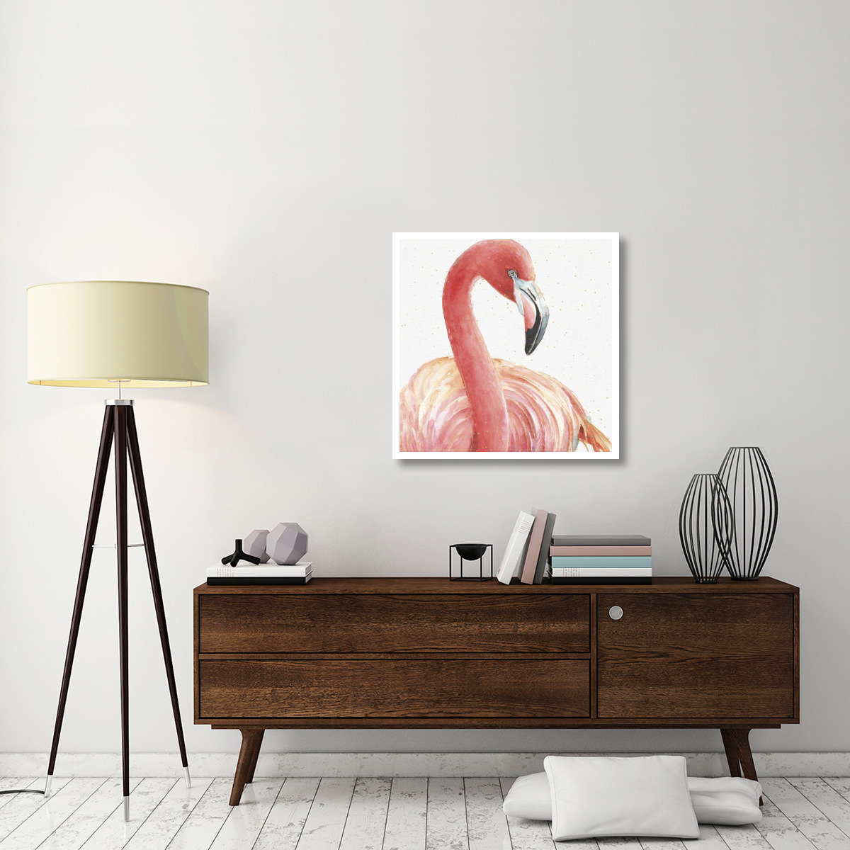 Gracefully Pink II -Paper Art-32&quotx32"