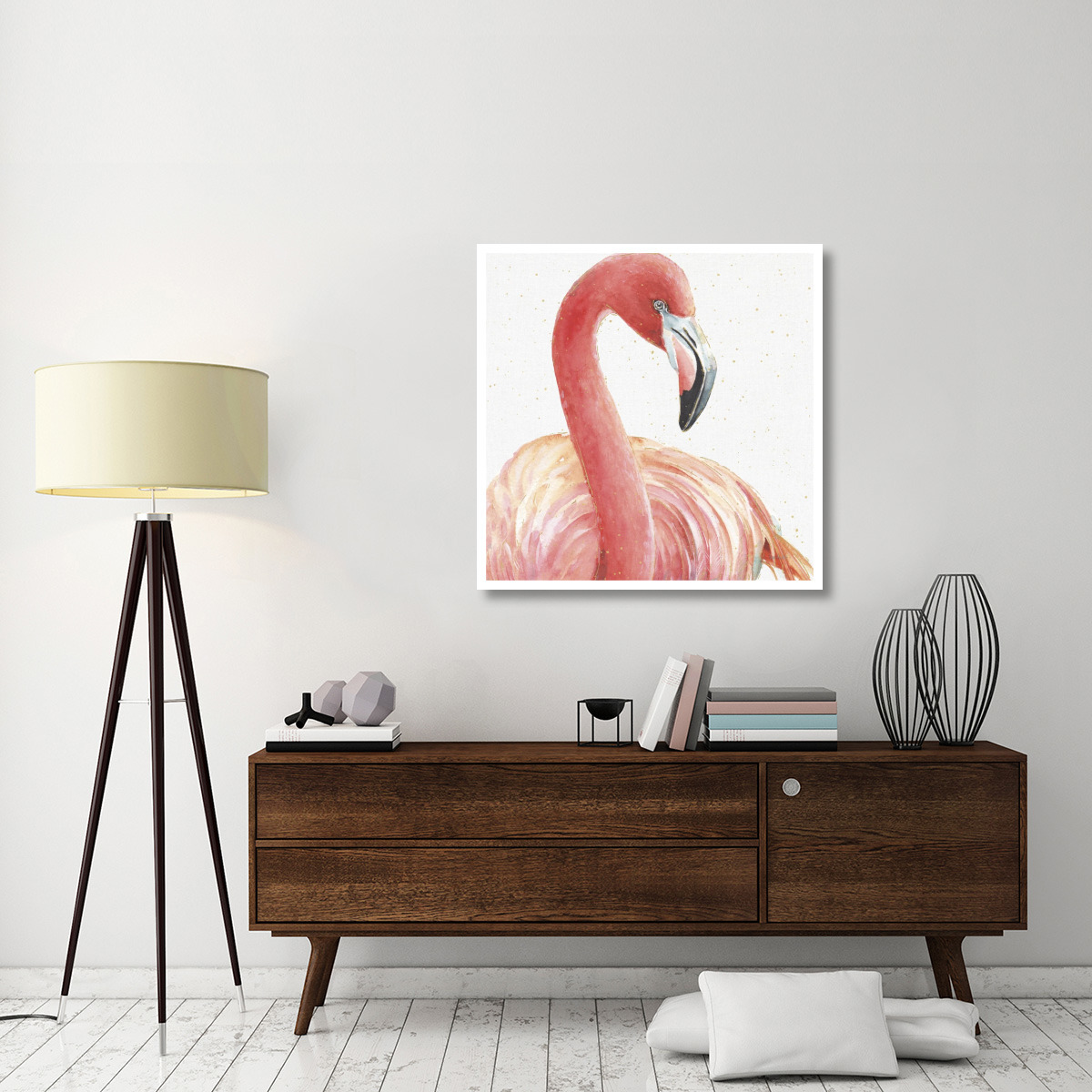Gracefully Pink II -Paper Art-38&quotx38"