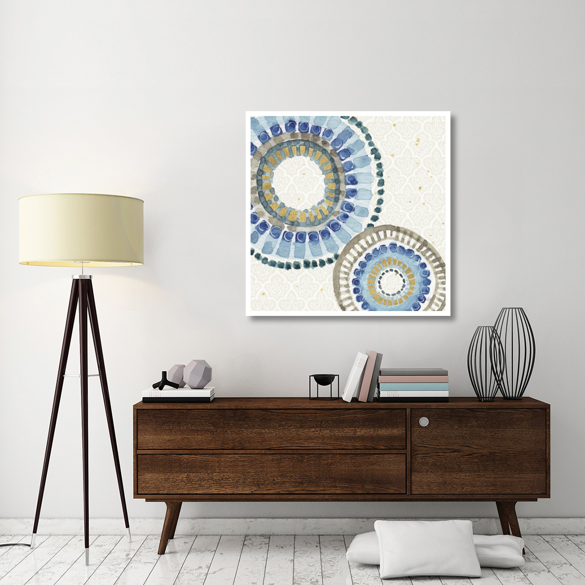 Indigold XVI -Paper Art-42&quotx42"