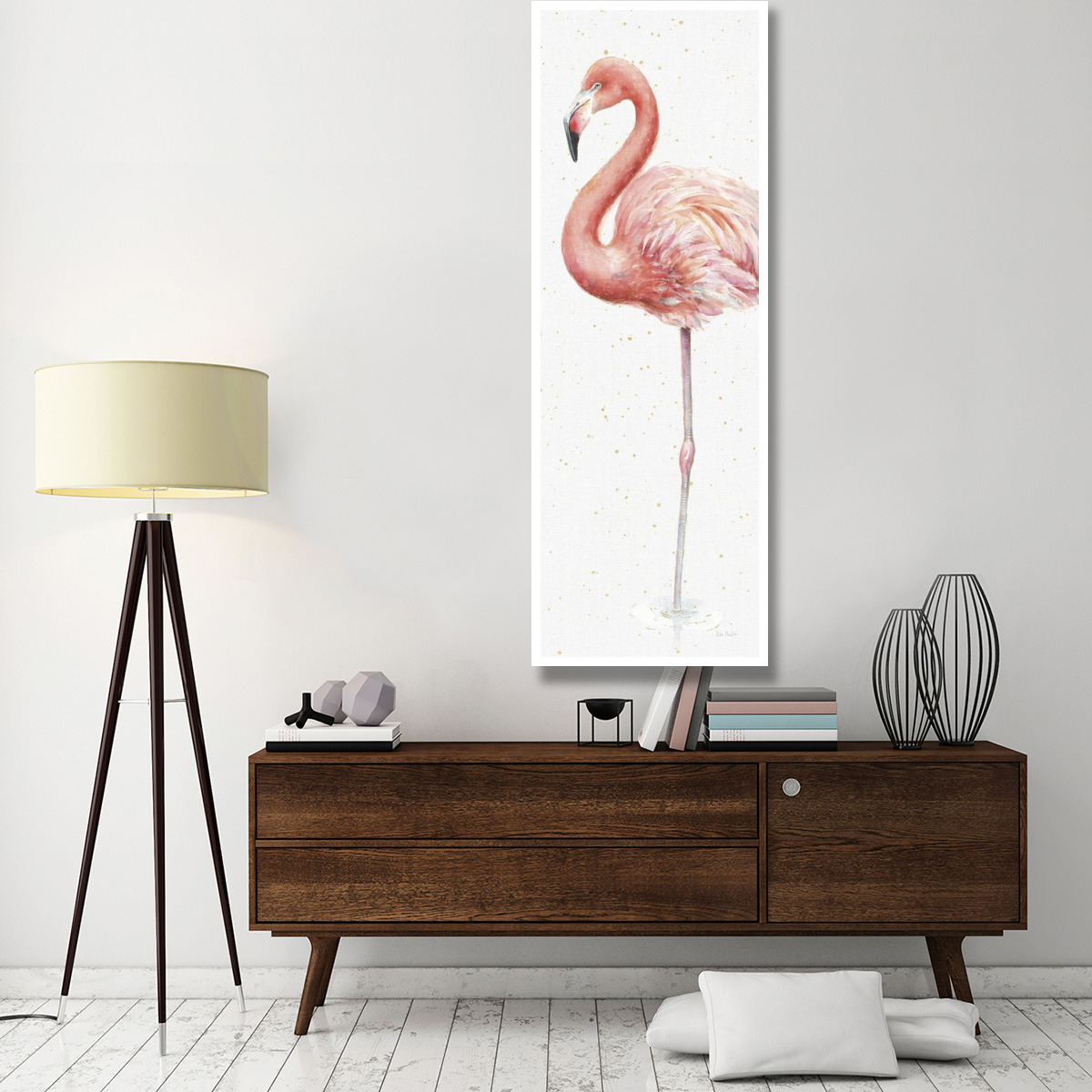 Gracefully Pink VII -Paper Art-26&quotx74"