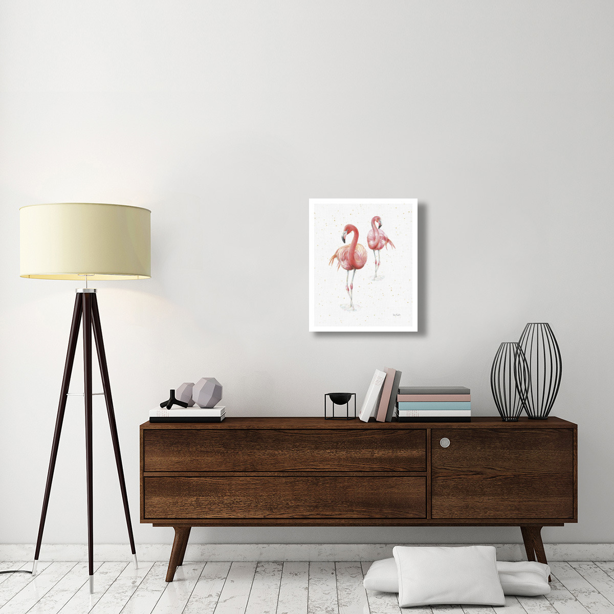 Gracefully Pink IX -Paper Art-22&quotx26"