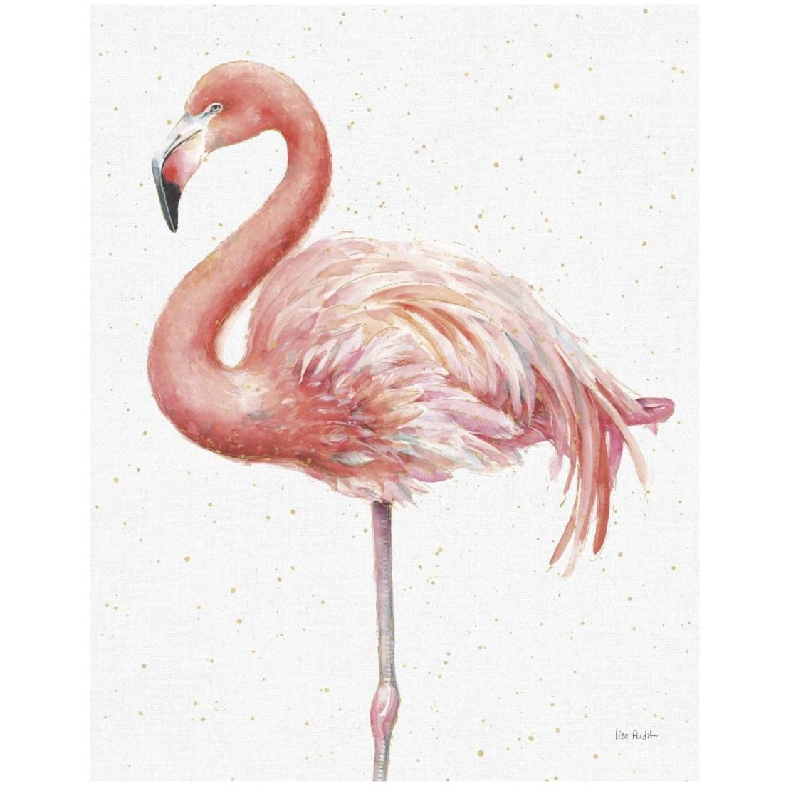 Gracefully Pink V -Paper Art-18&quotx22"