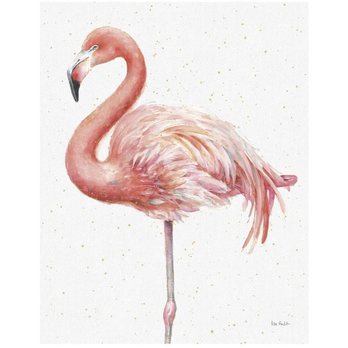 Gracefully Pink V -Paper Art-22&quotx26"