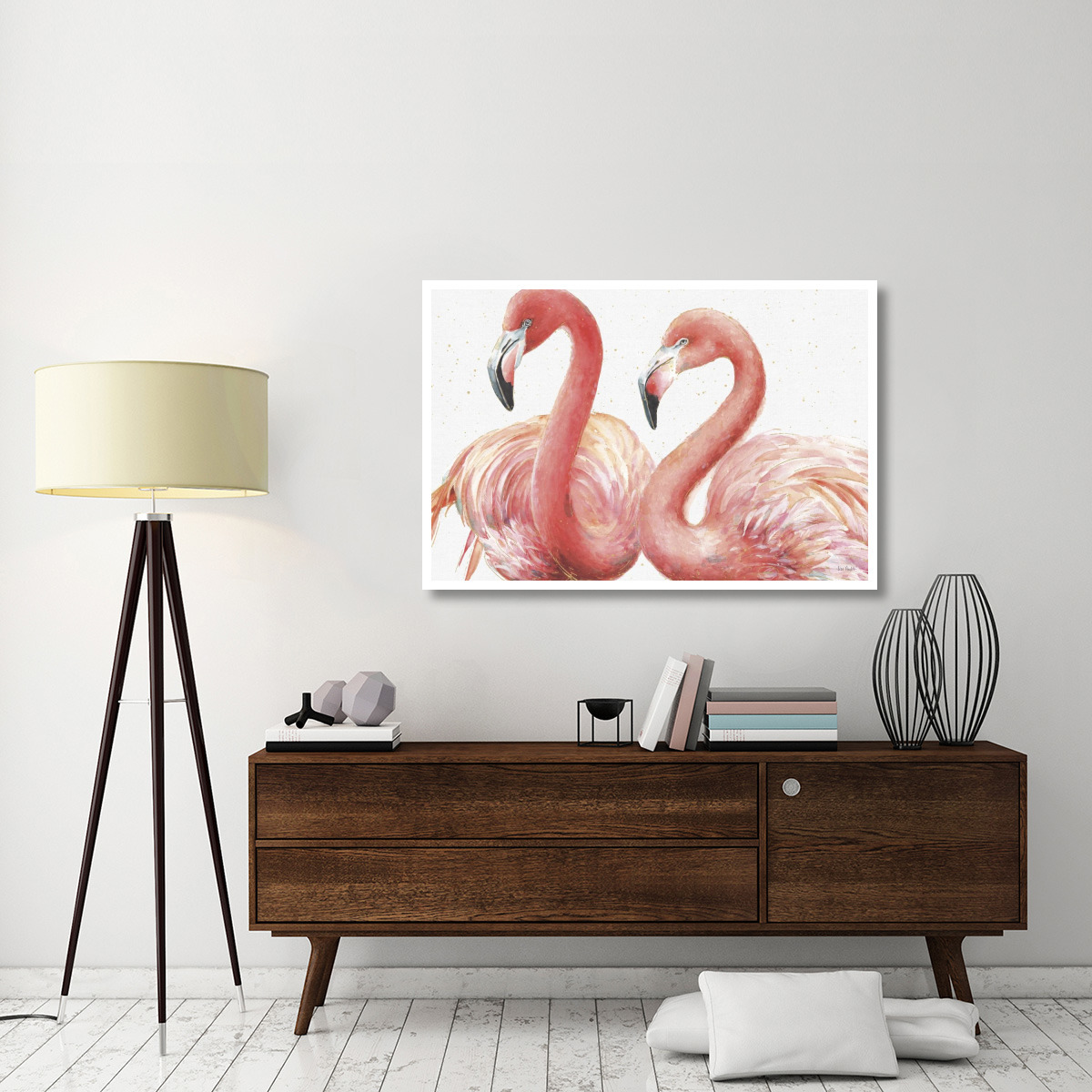 Gracefully Pink I -Paper Art-50&quotx34"
