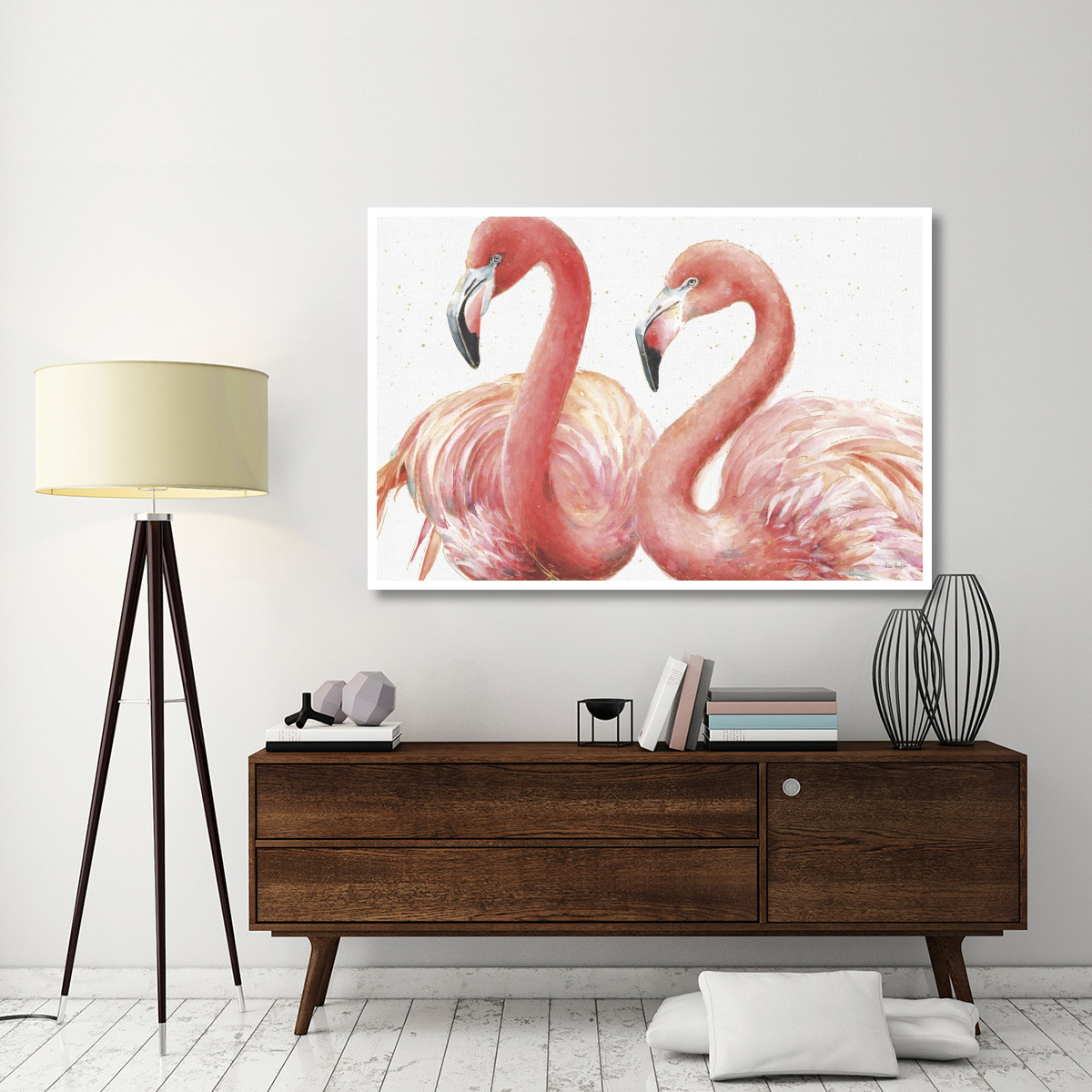 Gracefully Pink I -Paper Art-62&quotx42"