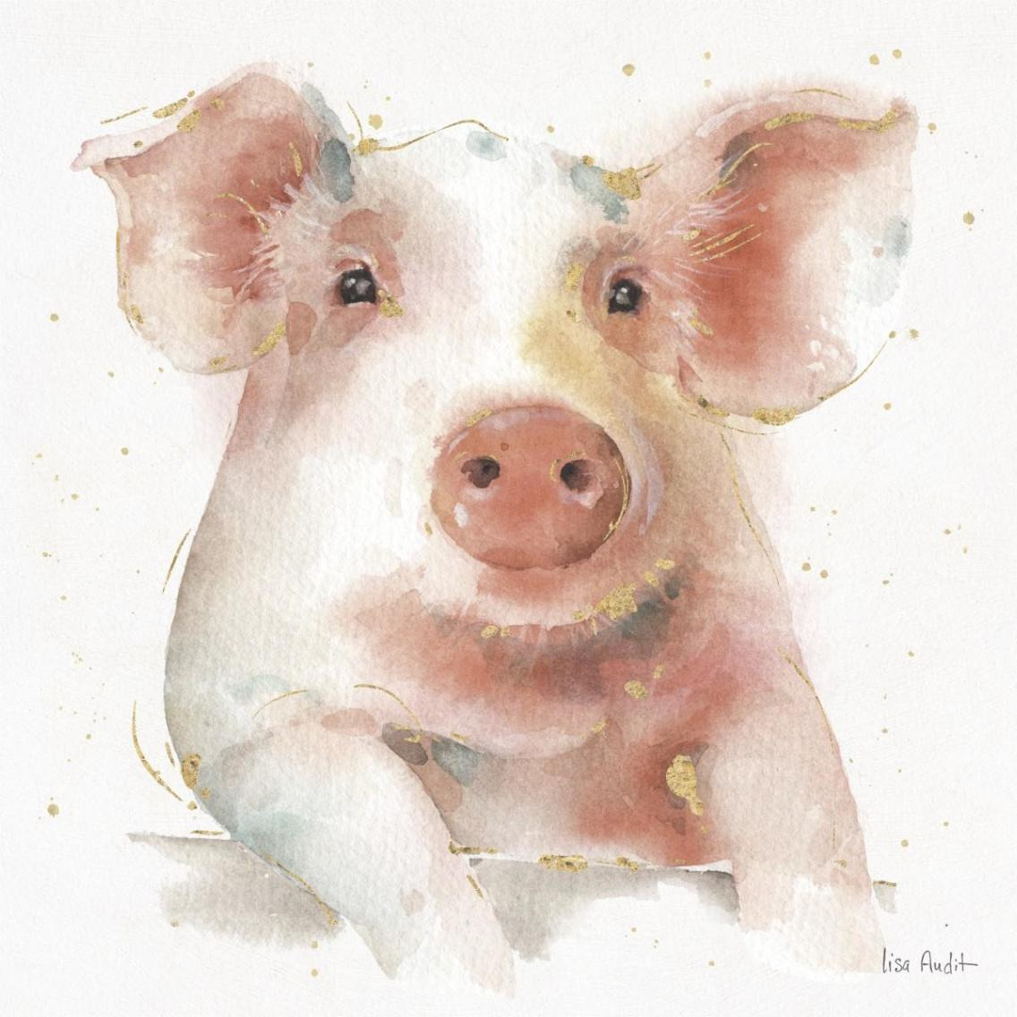 Farm Friends III -Paper Art-38&quotx38"
