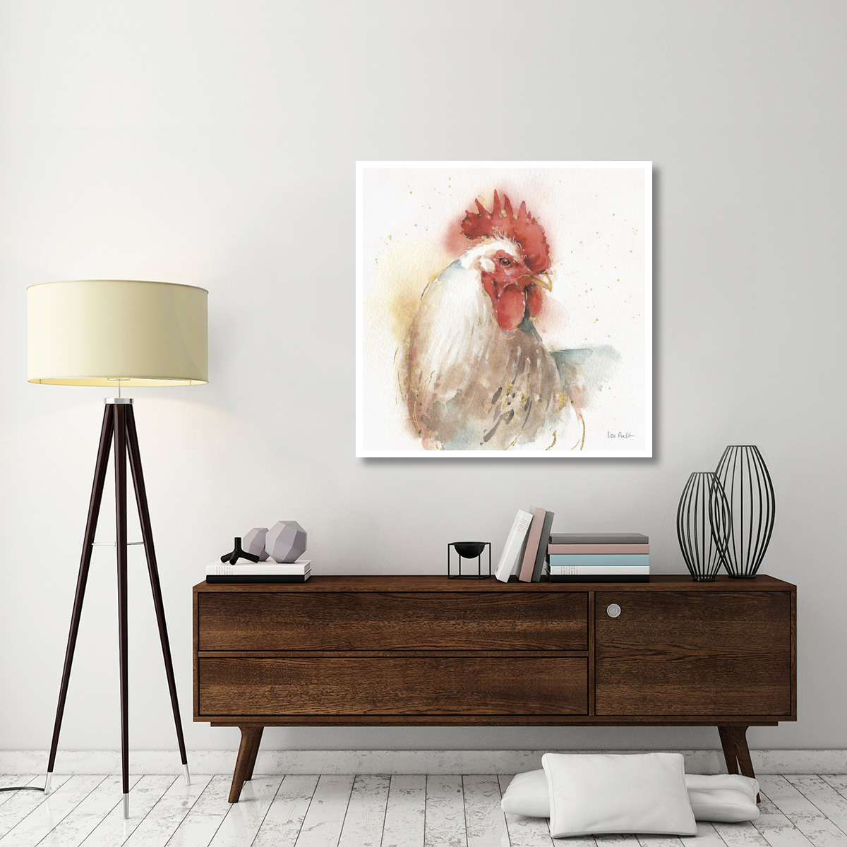 Farm Friends V -Paper Art-42&quotx42"