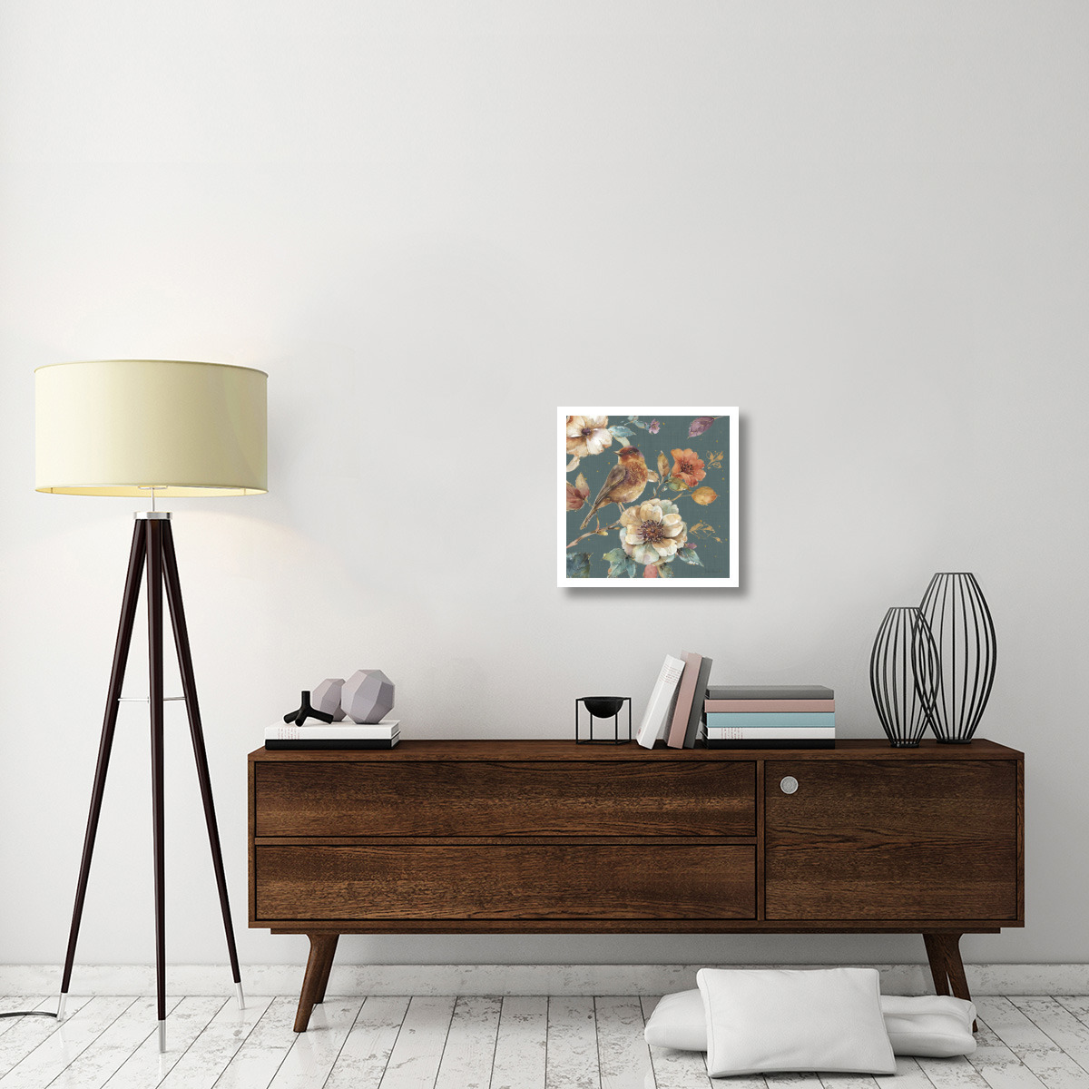 Spiced Nature XVI Teal -Paper Art-20&quotx20"