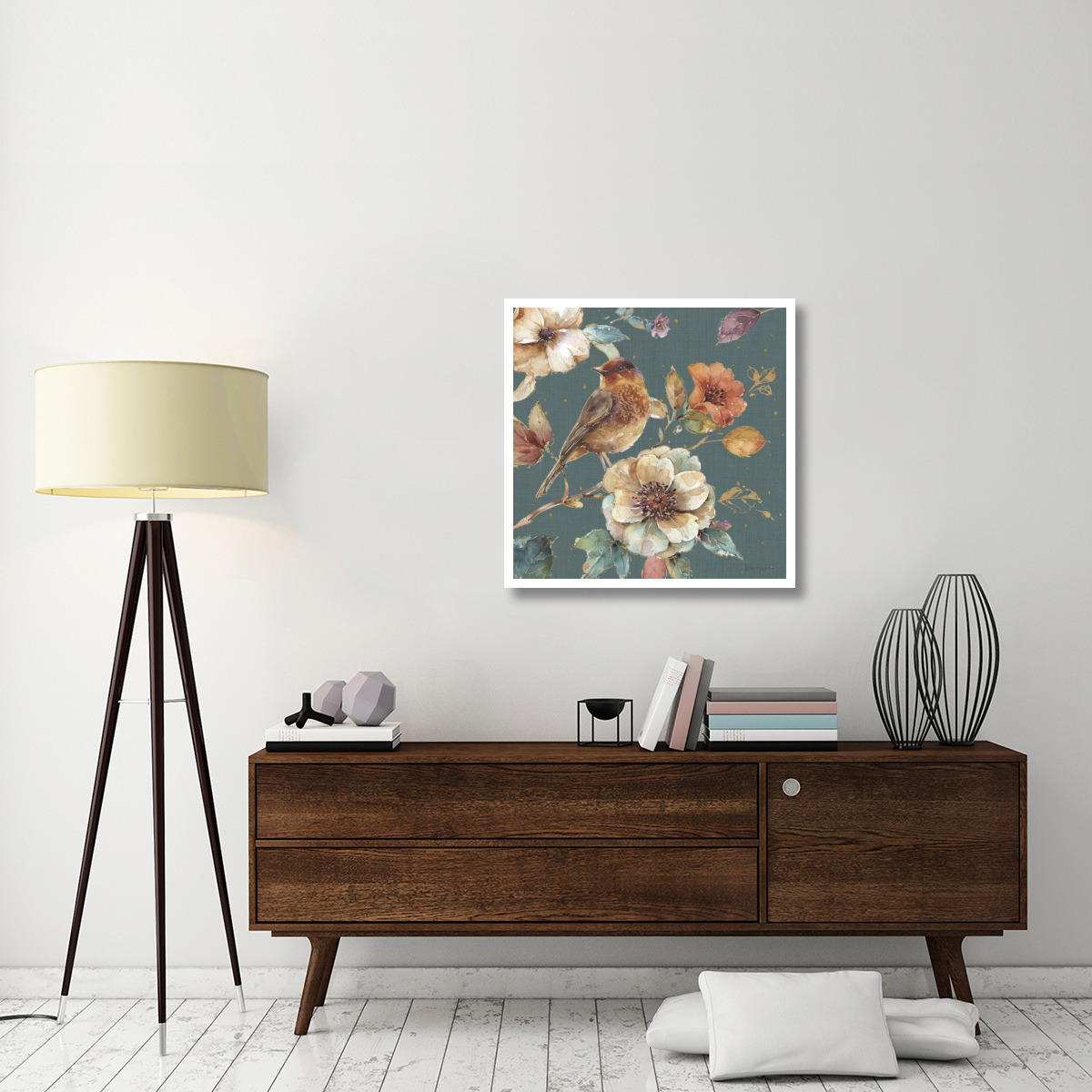 Spiced Nature XVI Teal -Paper Art-32&quotx32"