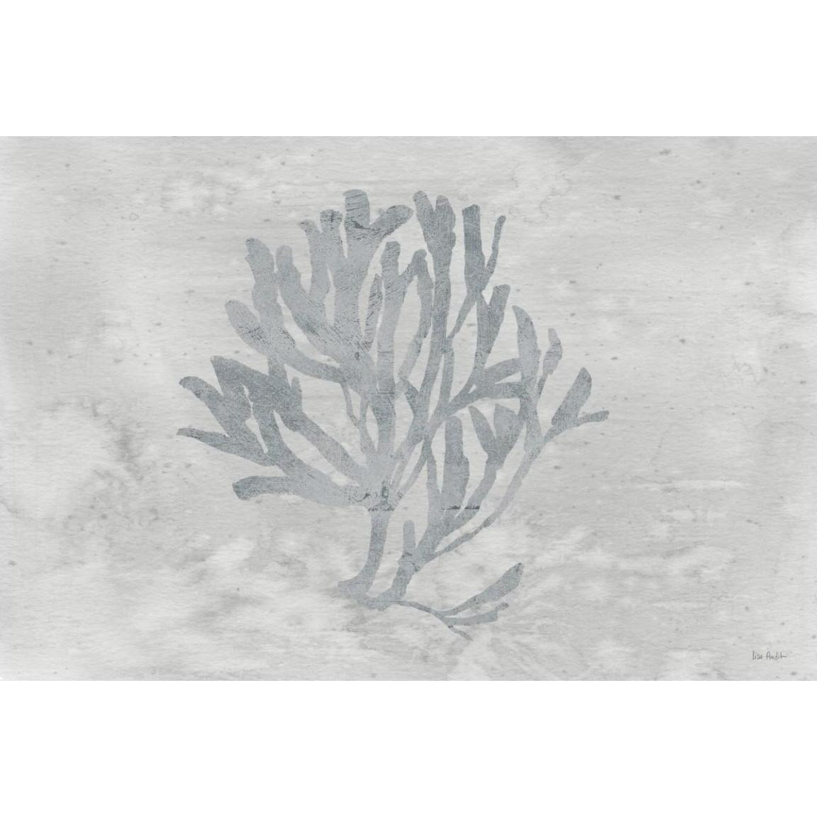 Silver and Gray Water Coral III -Paper Art-50&quotx34"