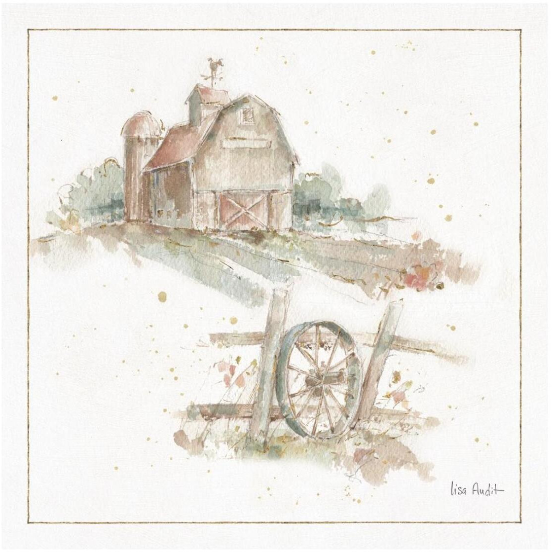 Farm Friends XV -Paper Art-26&quotx26"