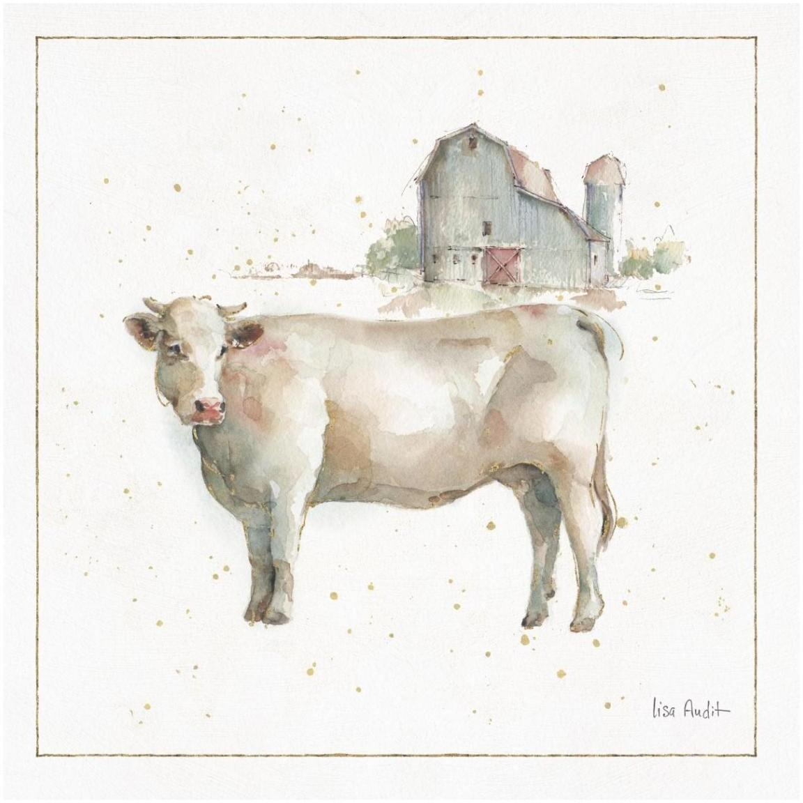 Farm Friends VIII -Paper Art-42&quotx42"