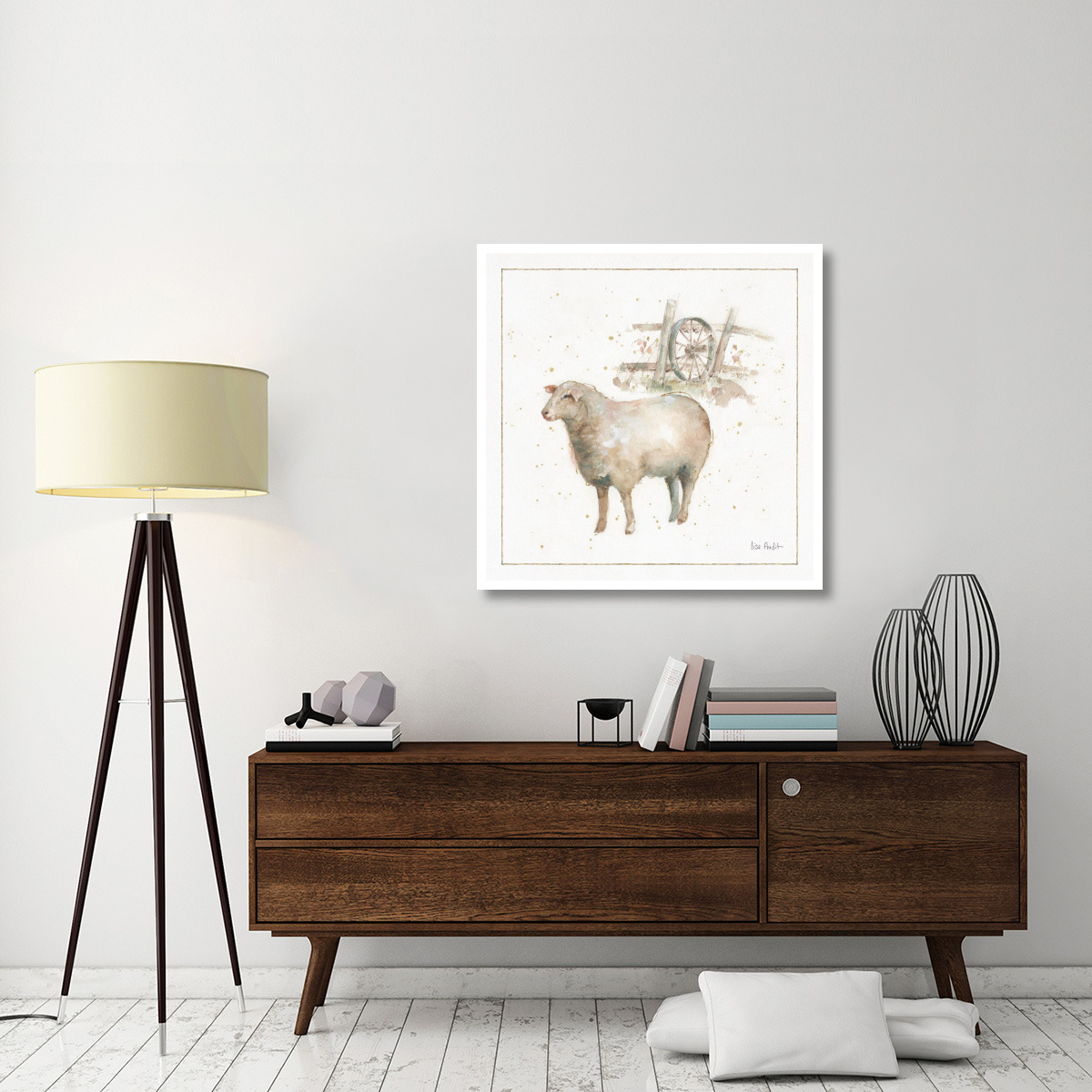 Farm Friends X -Paper Art-38&quotx38"