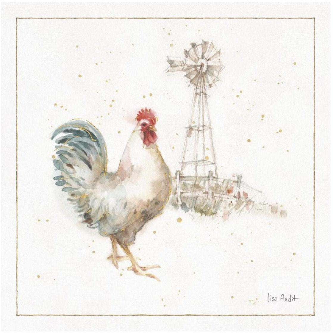 Farm Friends XI -Paper Art-26&quotx26"