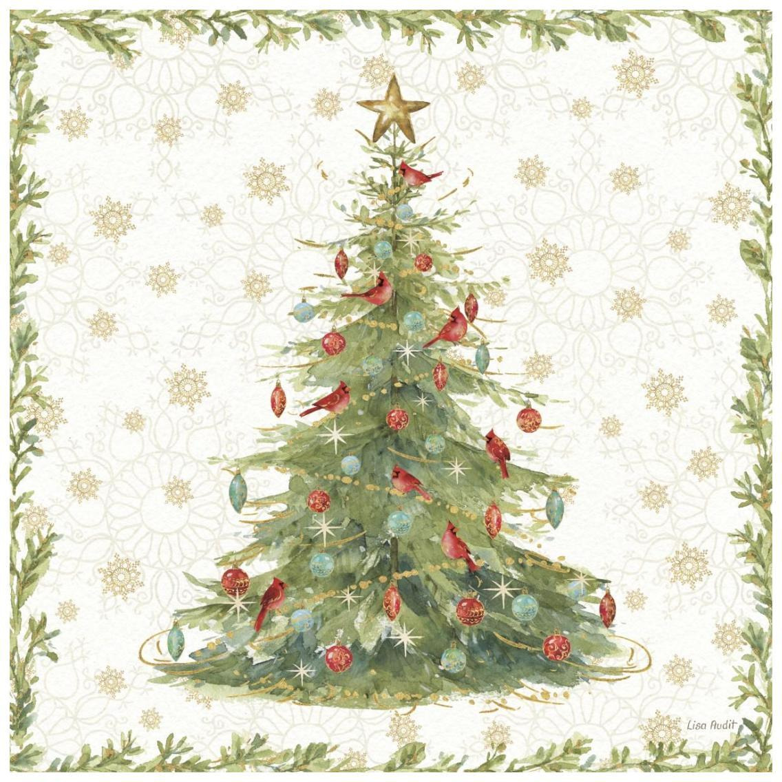 Precious Holiday I -Paper Art-26&quotx26"