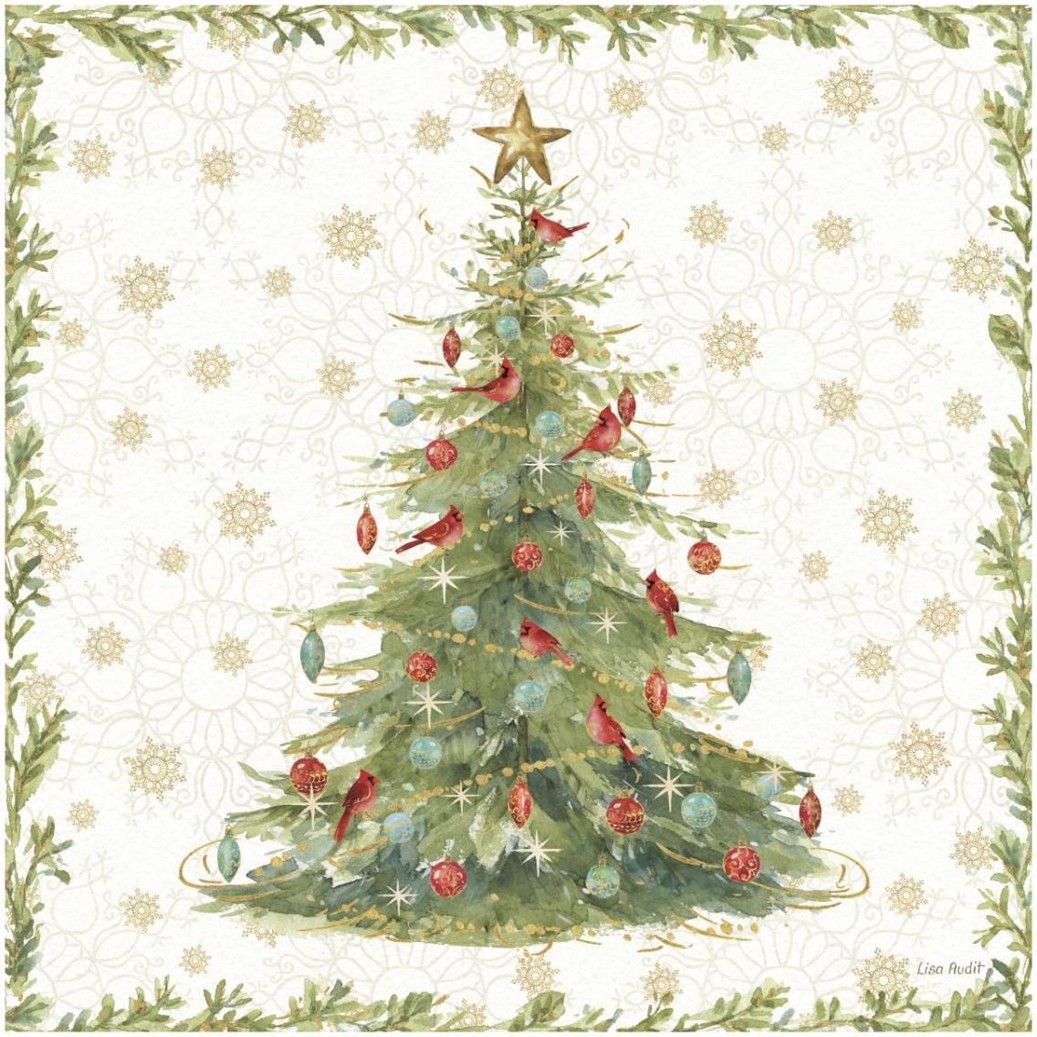 Precious Holiday I -Paper Art-32&quotx32"