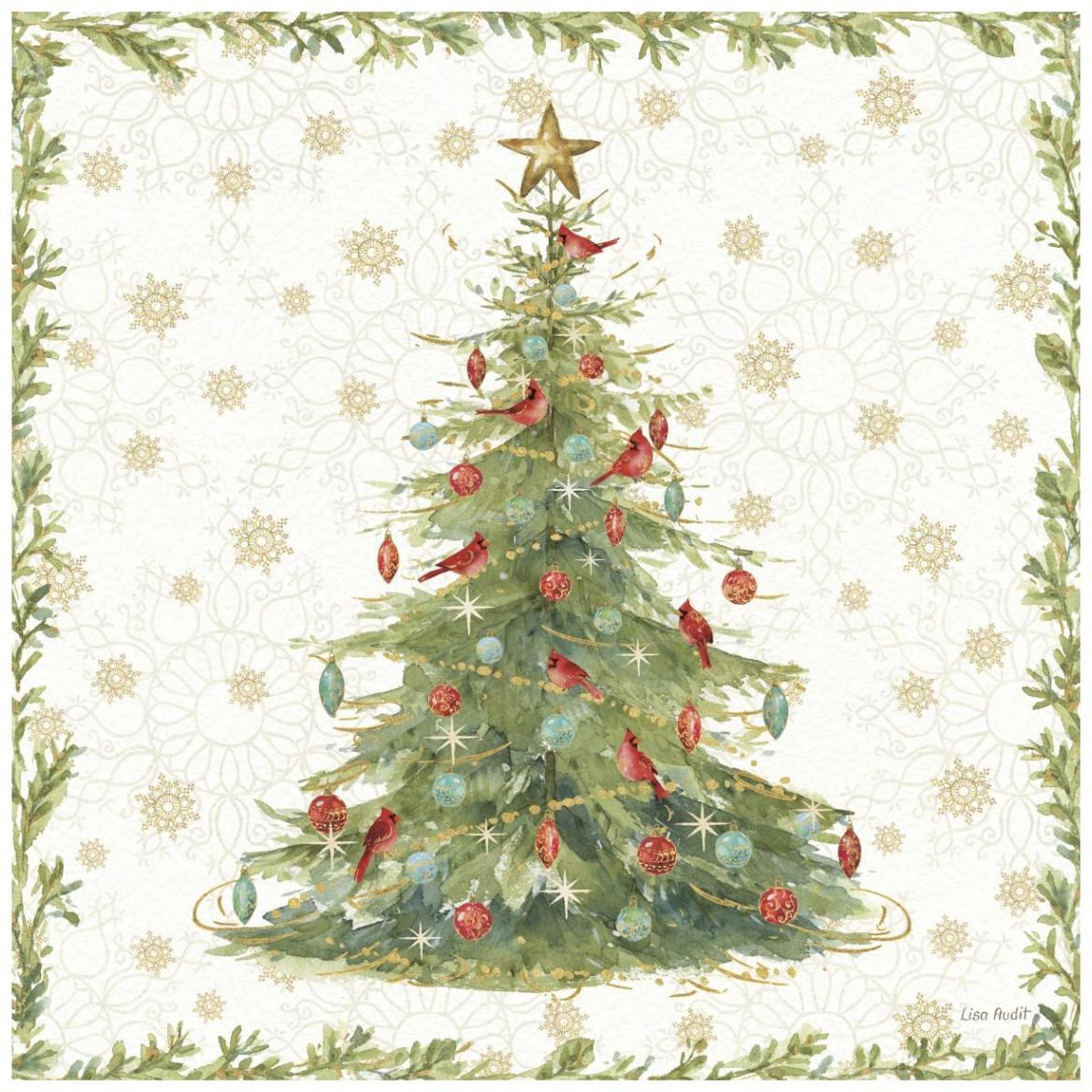 Precious Holiday I -Paper Art-42&quotx42"