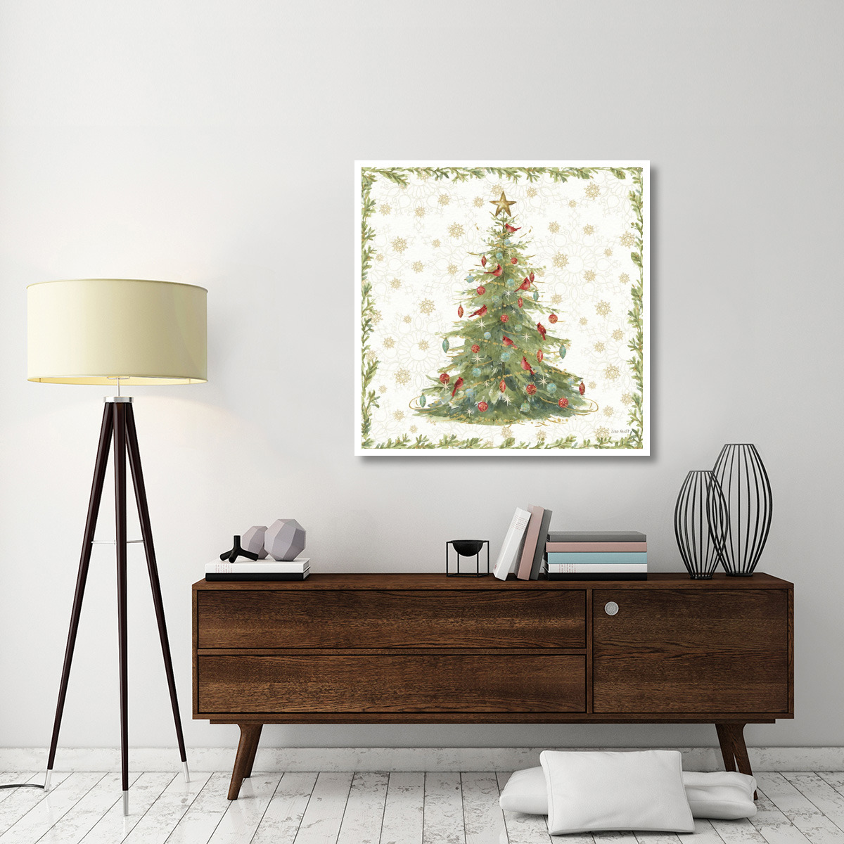 Precious Holiday I -Paper Art-42&quotx42"