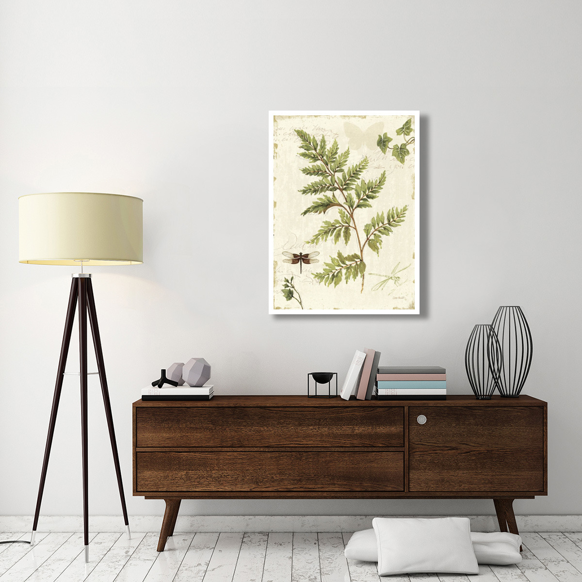Ivies and Ferns I -Paper Art-32&quotx42"