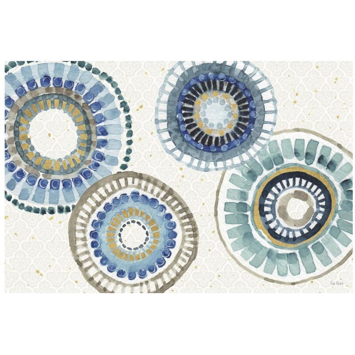 Indigold XXV -Paper Art-20&quotx14"