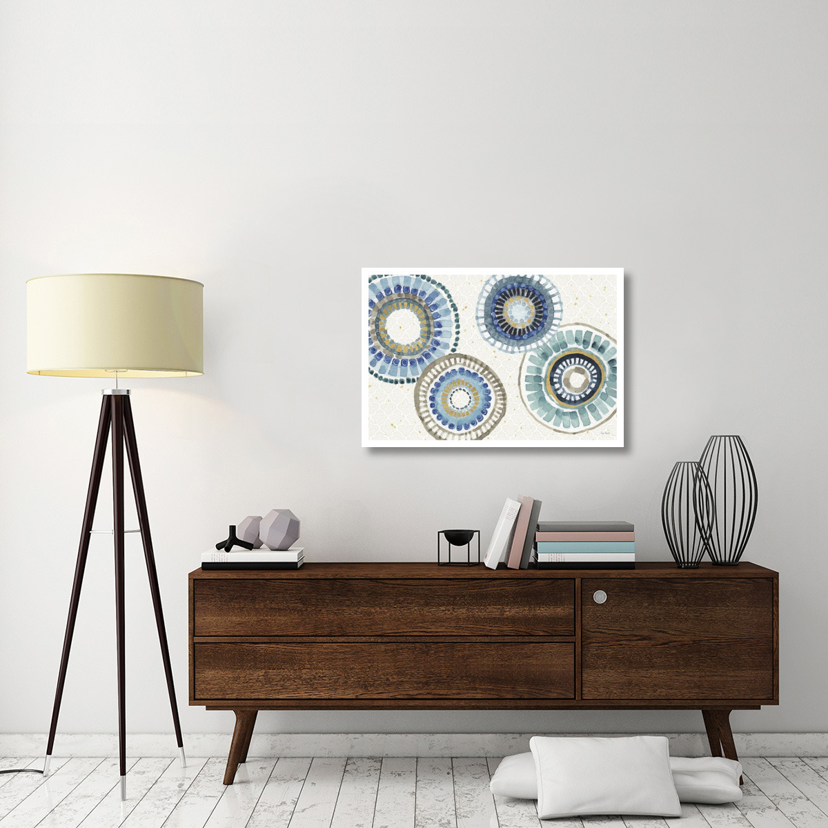 Indigold XXV -Paper Art-38&quotx26"
