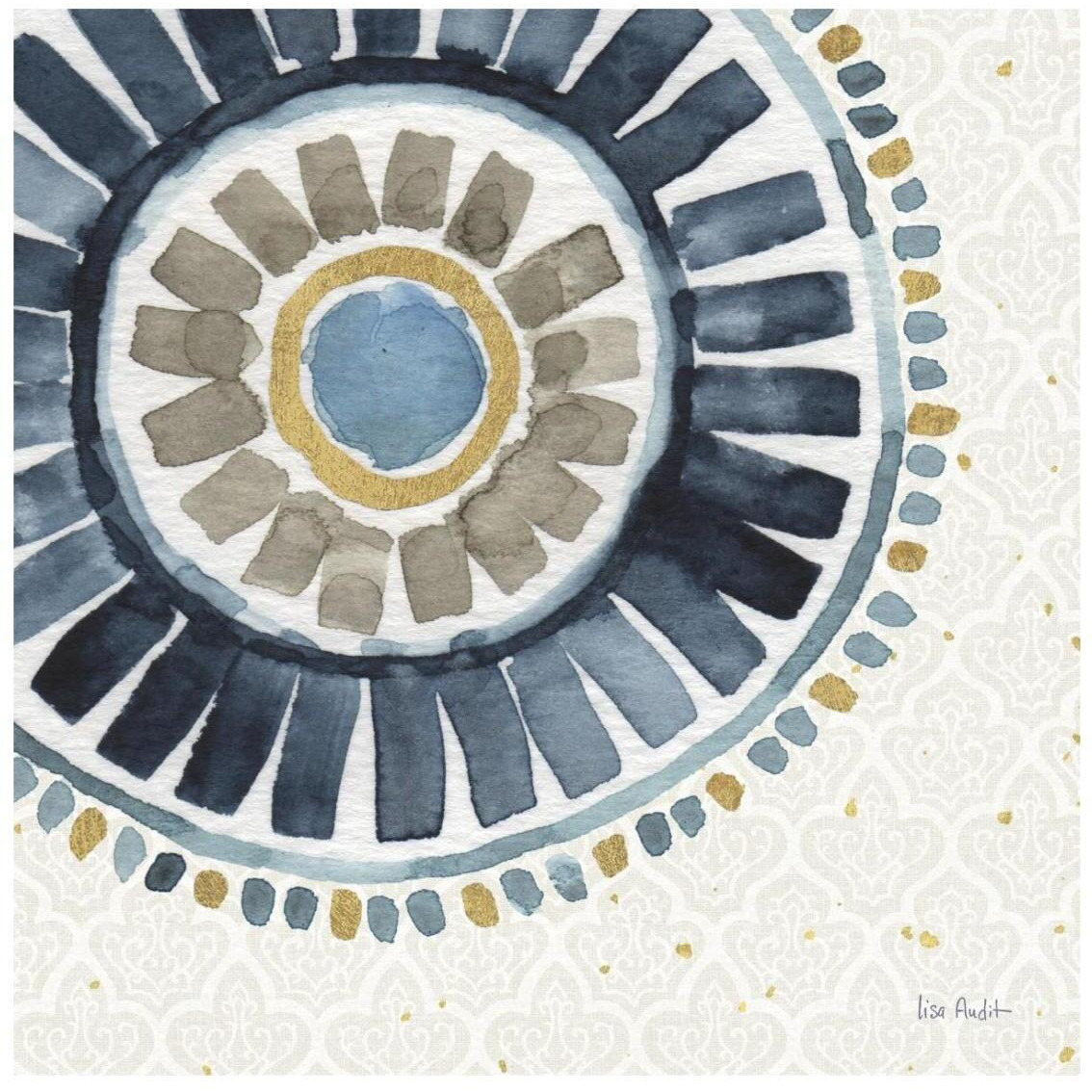 Indigold XVII -Paper Art-26&quotx26"