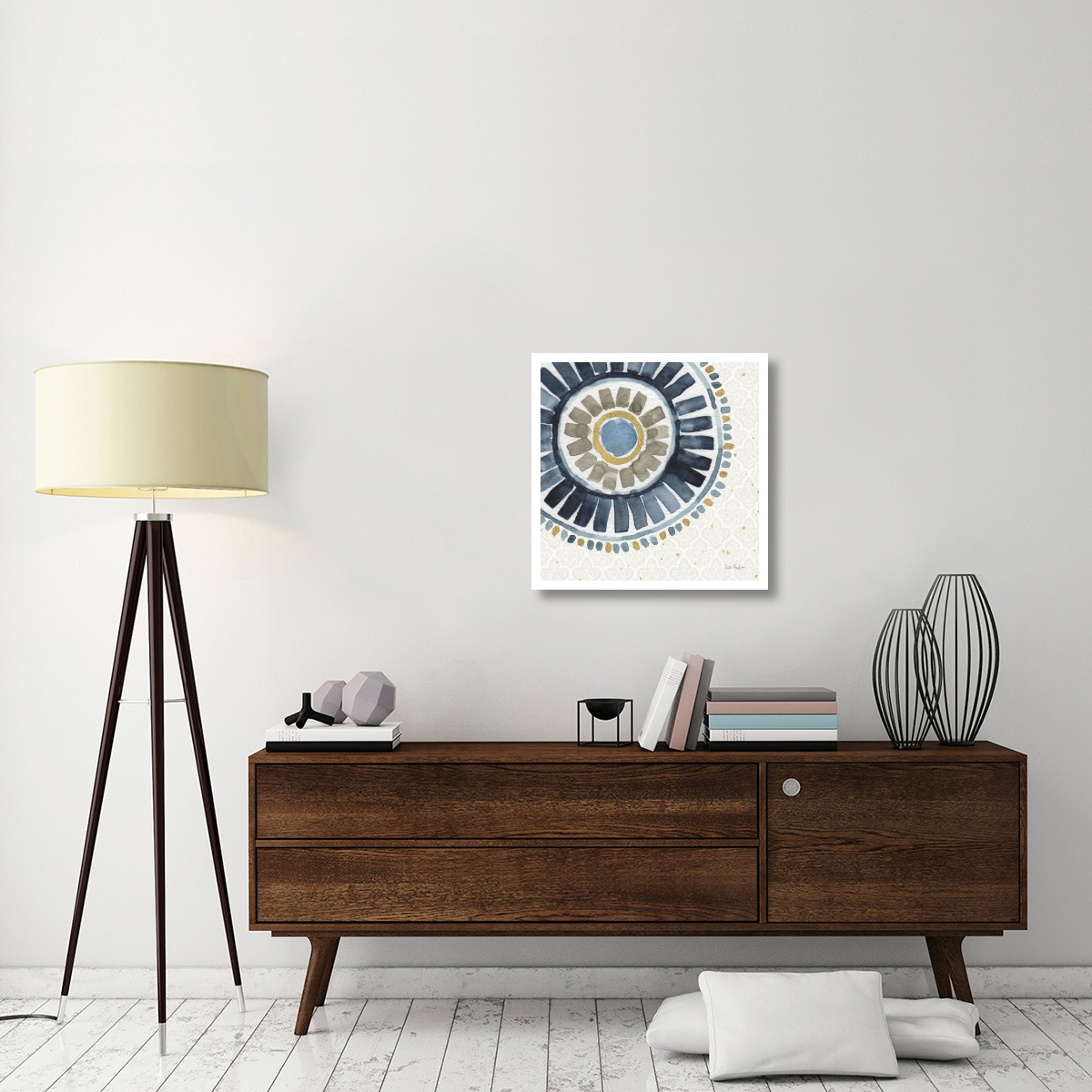 Indigold XVII -Paper Art-26&quotx26"