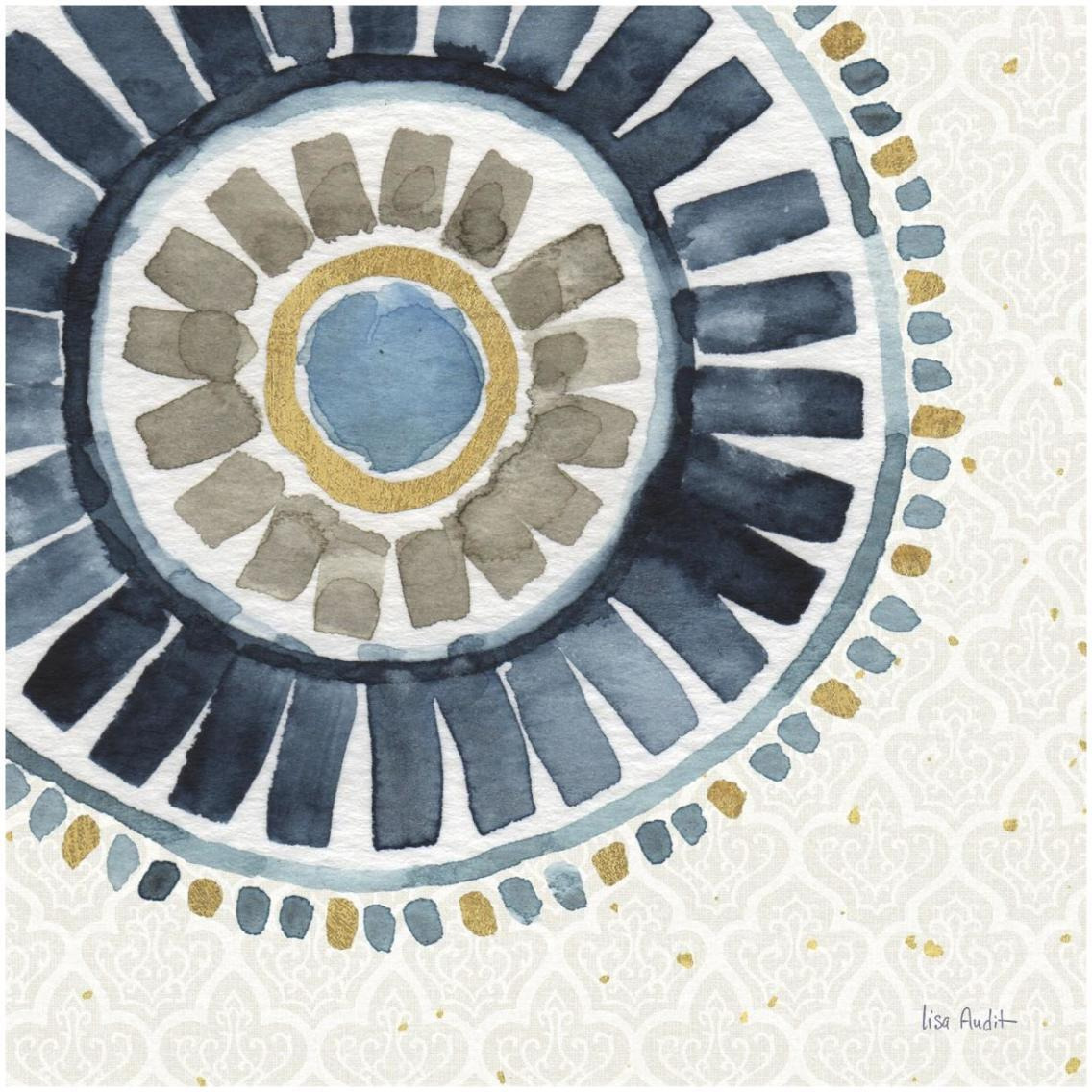 Indigold XVII -Paper Art-32&quotx32"