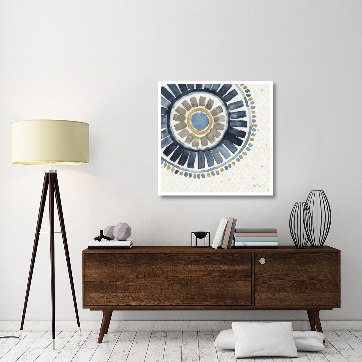 Indigold XVII -Paper Art-38&quotx38"