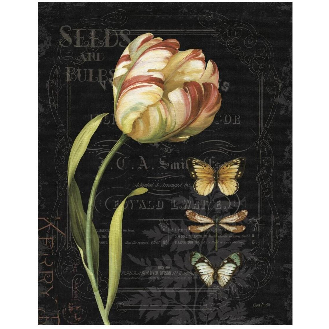 Mothers Treasures IV Dark -Paper Art-22&quotx26"