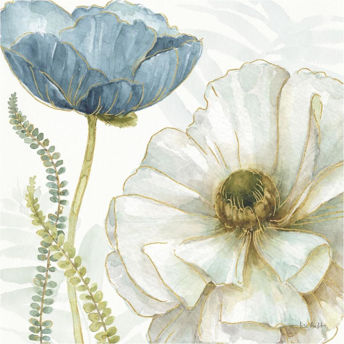 My Greenhouse Flowers III -Paper Art-38&quotx38"