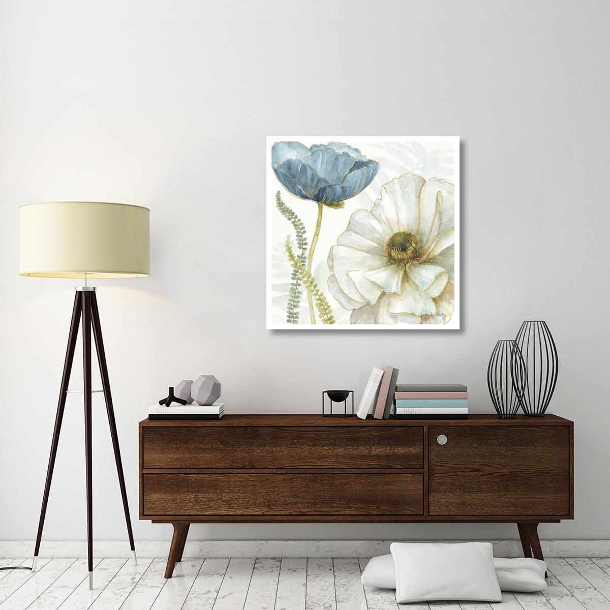 My Greenhouse Flowers III -Paper Art-38&quotx38"