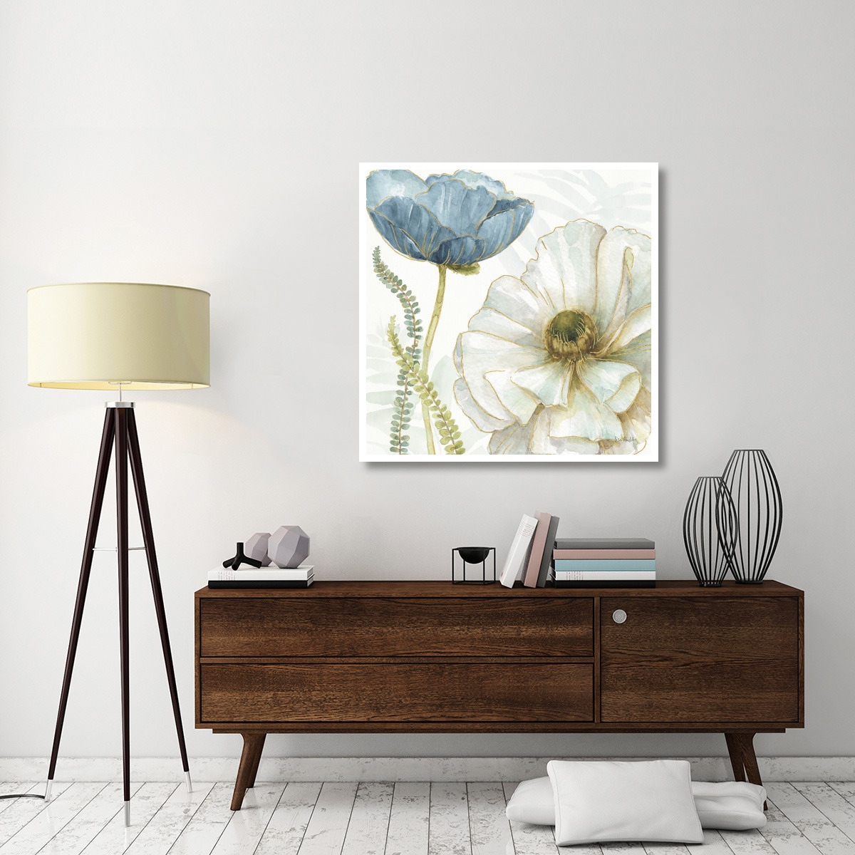 My Greenhouse Flowers III -Paper Art-42&quotx42"