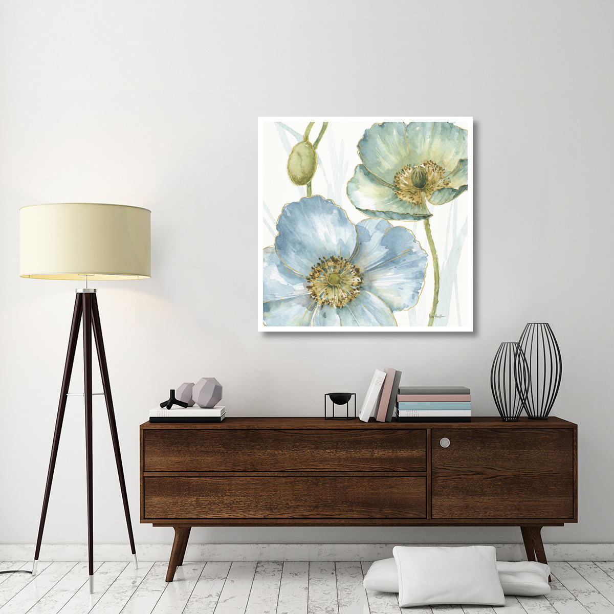 My Greenhouse Flowers II -Paper Art-42&quotx42"
