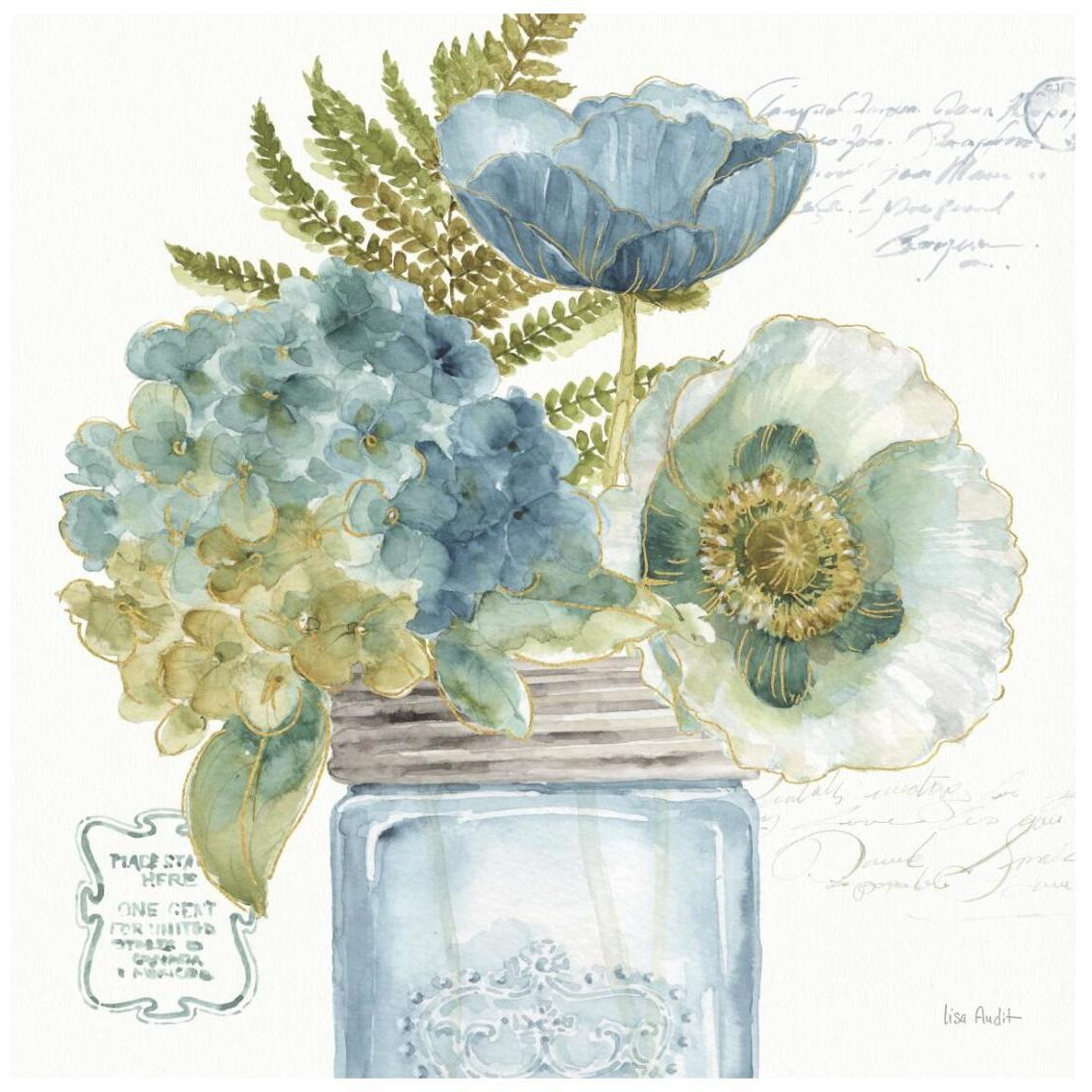 My Greenhouse Bouquet III -Paper Art-26&quotx26"