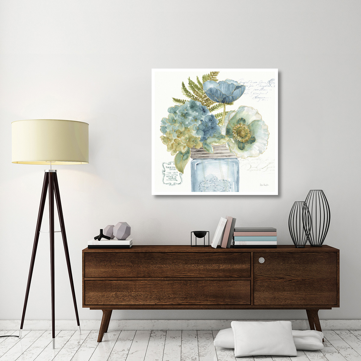 My Greenhouse Bouquet III -Paper Art-42&quotx42"