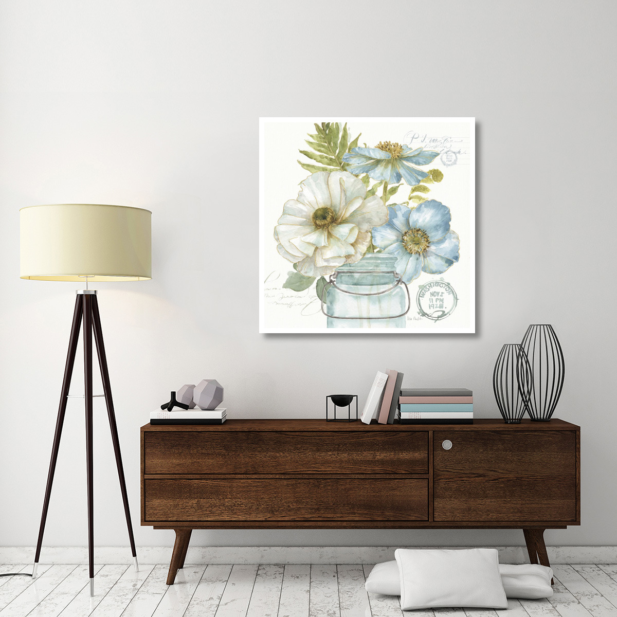 My Greenhouse Bouquet II -Paper Art-42&quotx42"