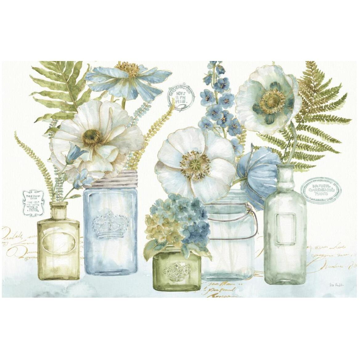 My Greenhouse Bouquet I -Paper Art-50&quotx34"