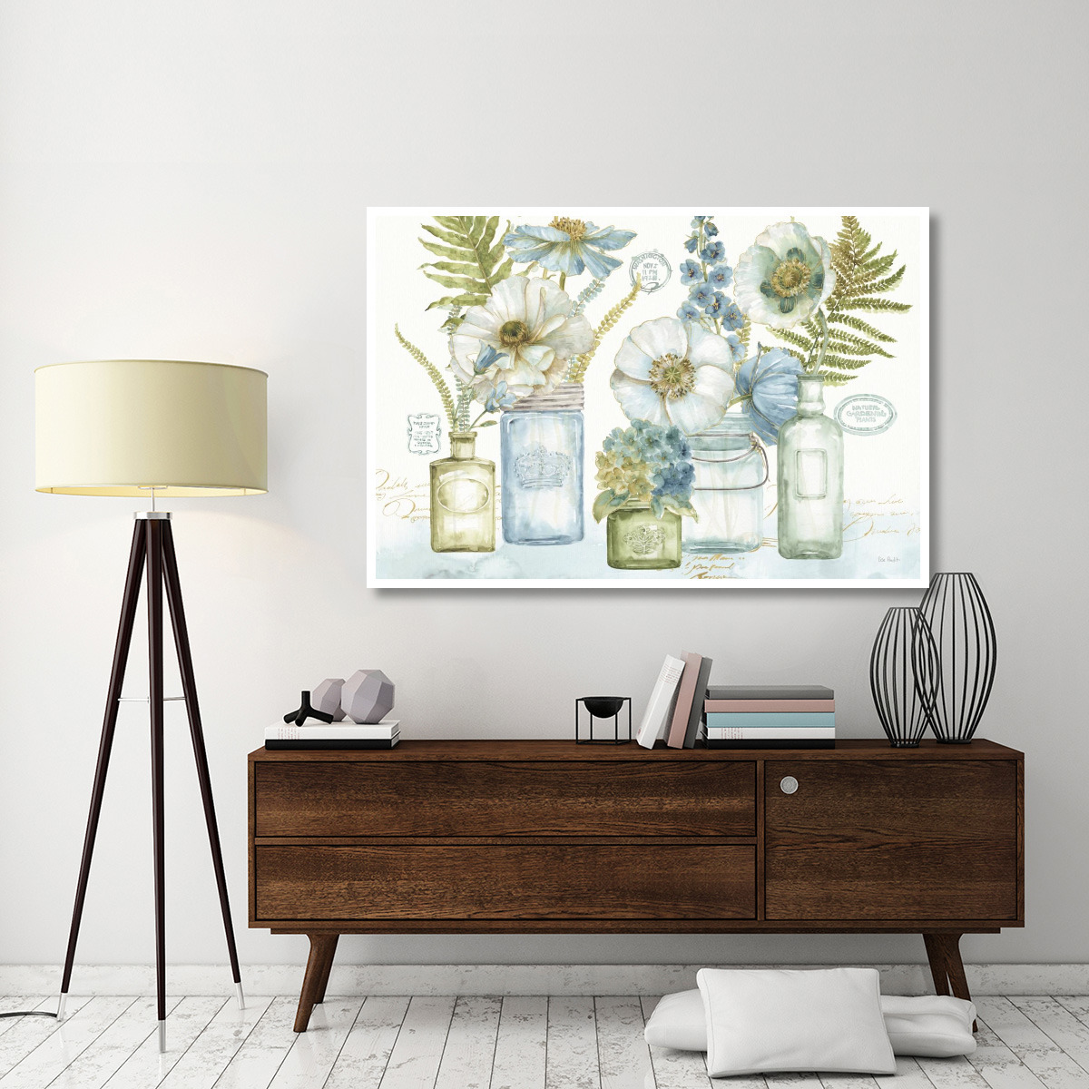 My Greenhouse Bouquet I -Paper Art-62&quotx42"