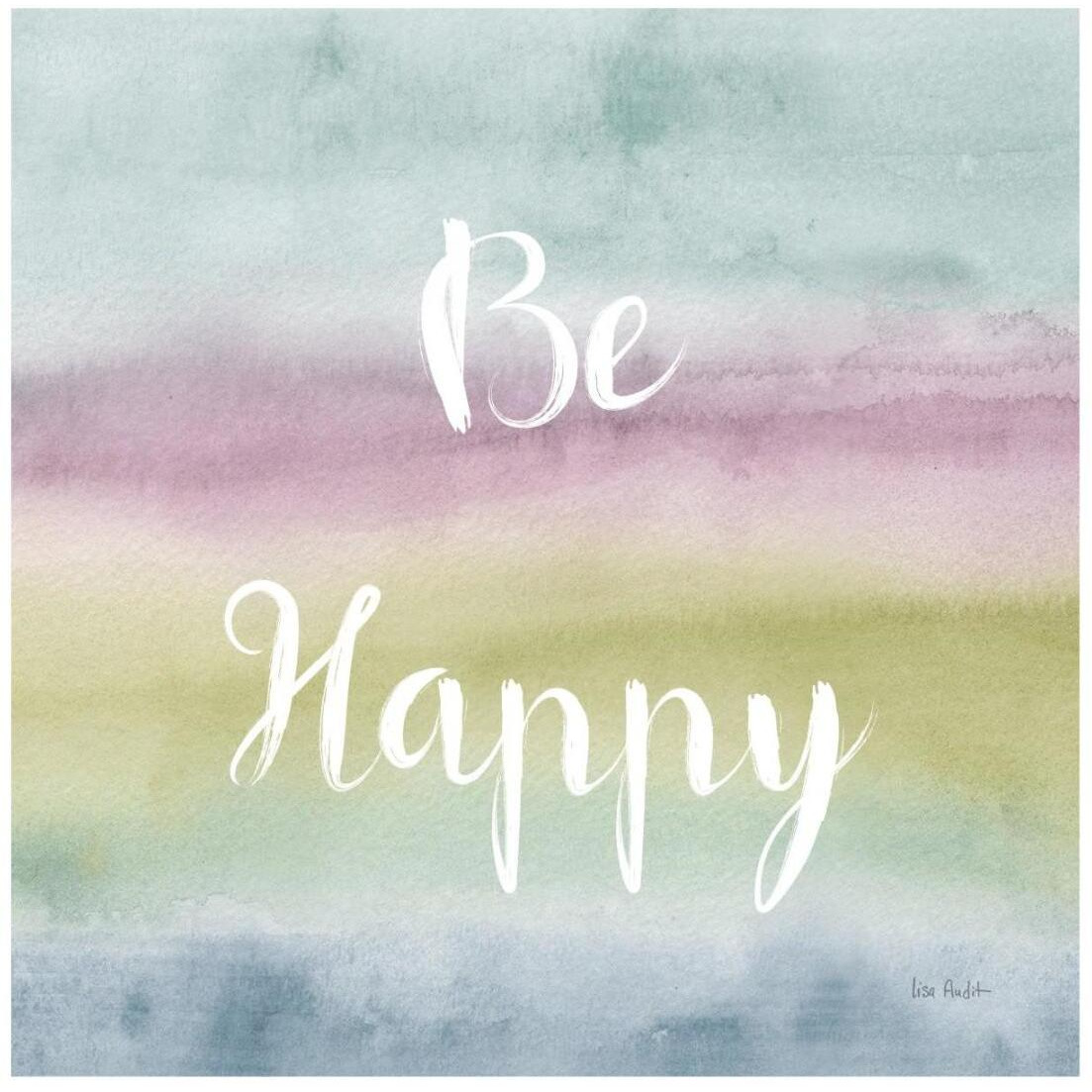 Rainbow Seeds Painted Pattern XIV Cool Happy -Paper Art-20&quotx20"