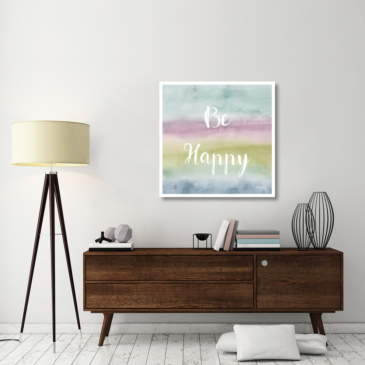 Rainbow Seeds Painted Pattern XIV Cool Happy -Paper Art-38&quotx38"