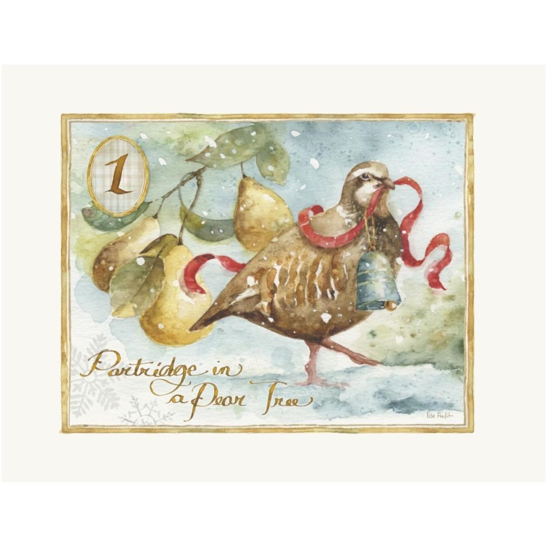 12 Days of Christmas I -Paper Art-34&quotx26"