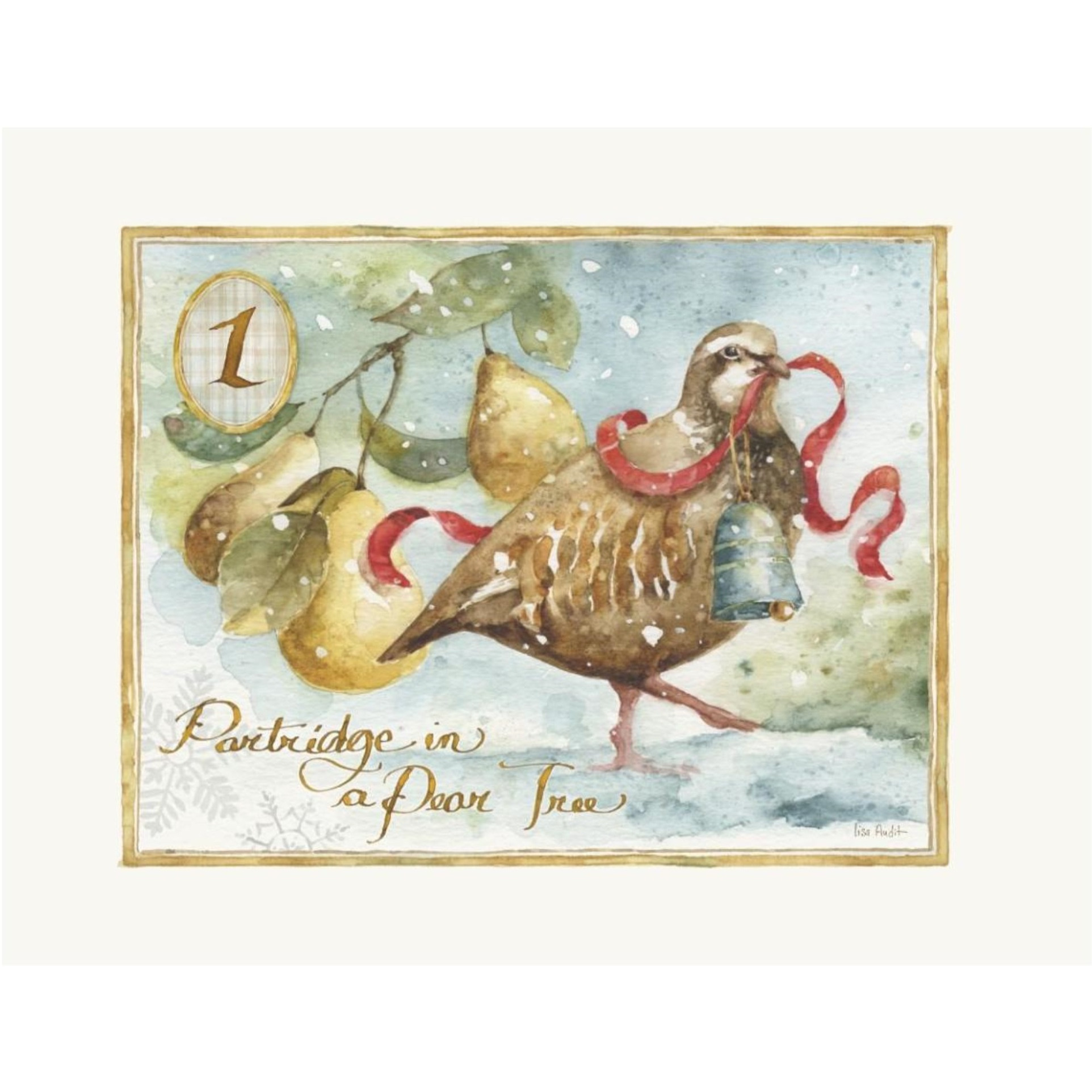 12 Days of Christmas I -Paper Art-50&quotx38"