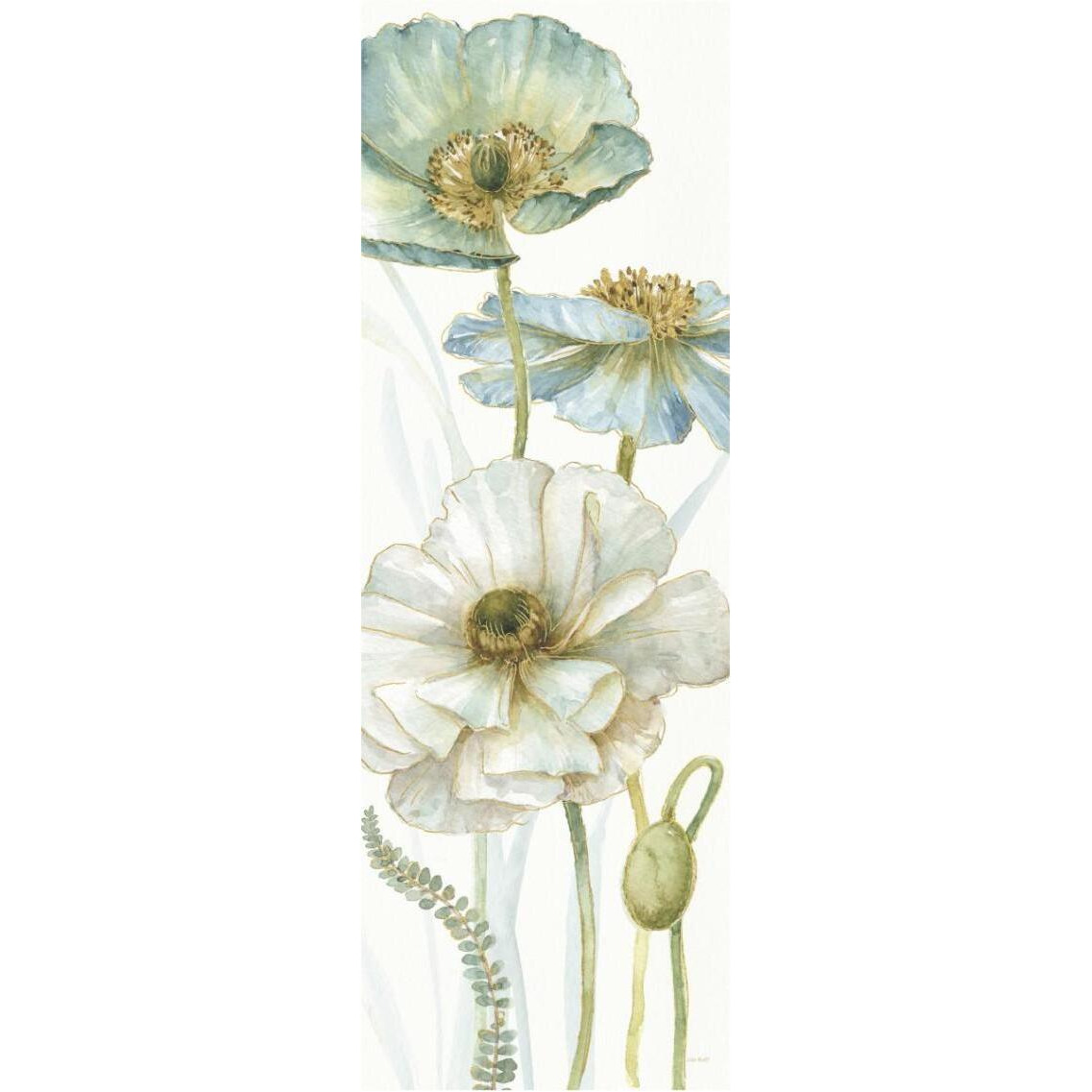 My Greenhouse Flowers VIII Crop -Paper Art-14&quotx38"